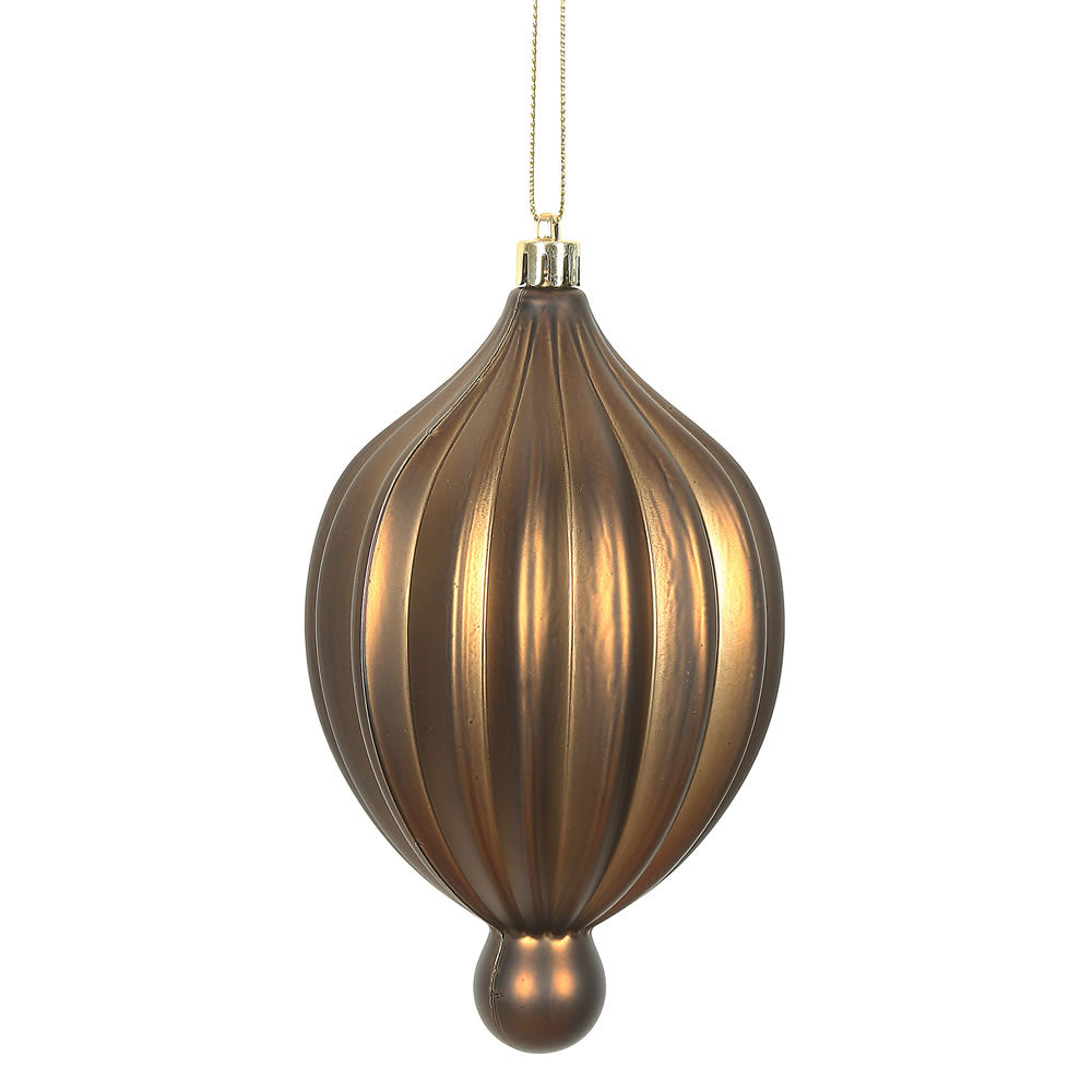 Vickerman 6.3” x 3.5” Mocha Matte Lantern 4/Bg - N174676D