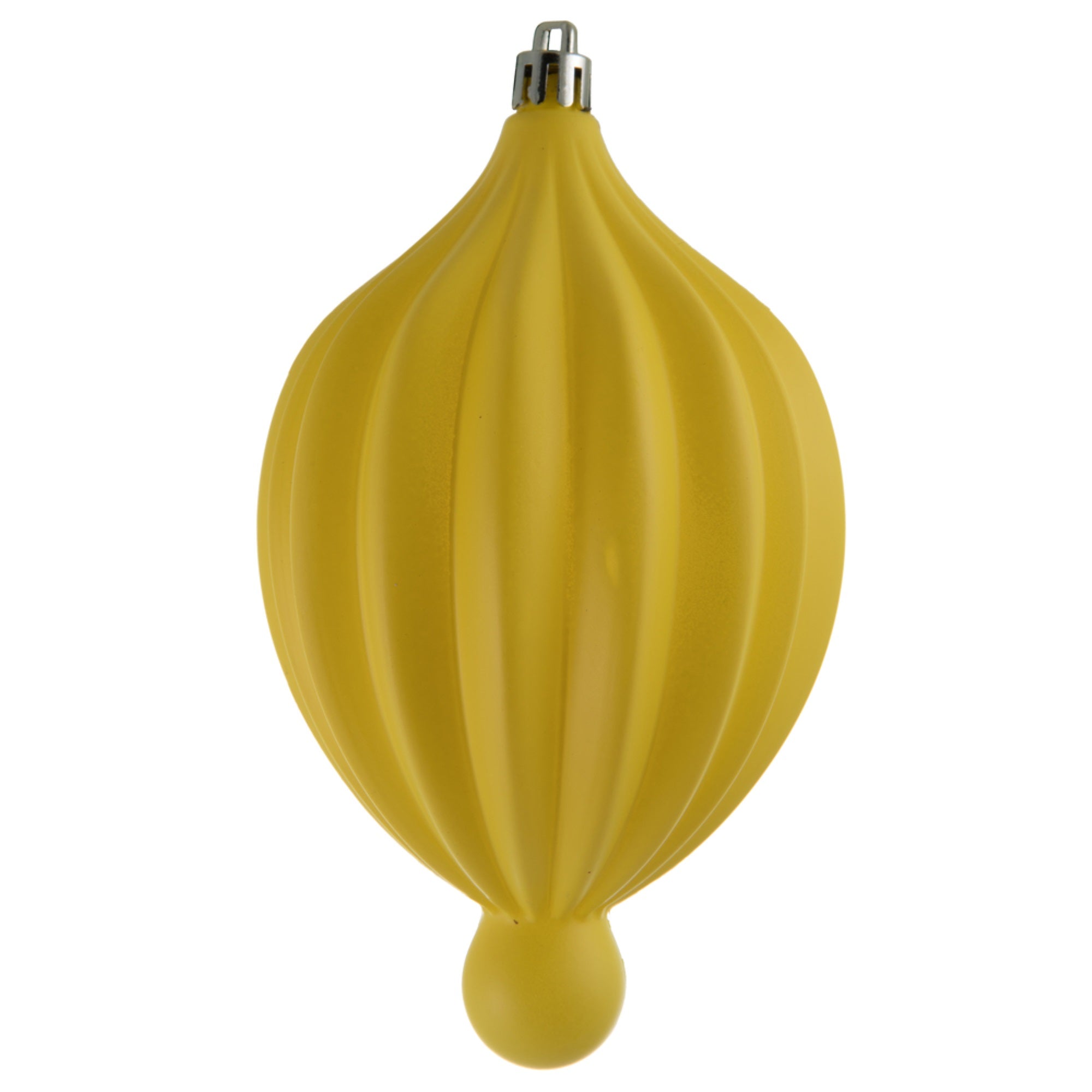 6.3” x 3.5” Yellow Matte Lantern 4/Bg