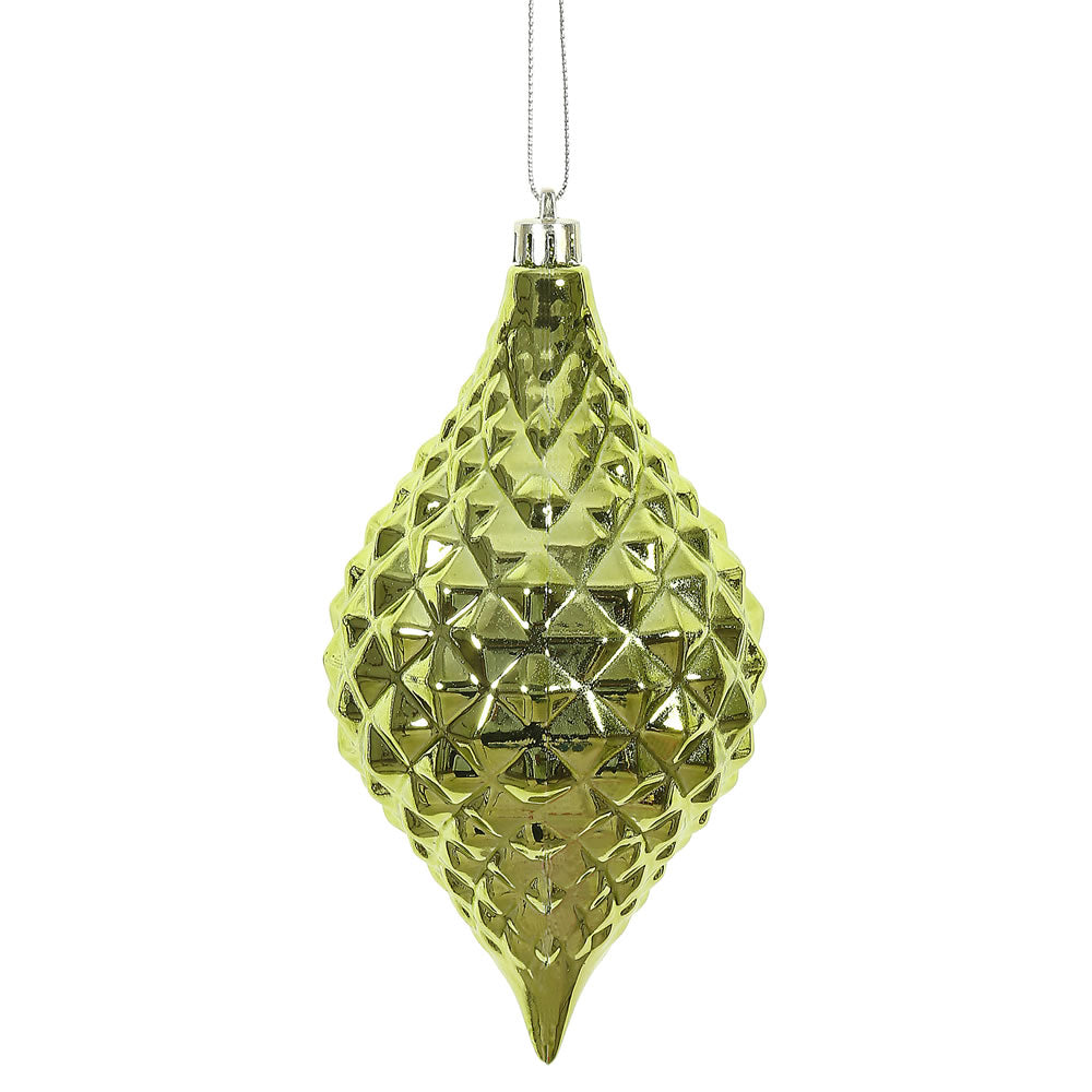 Vickerman 6” x 3” Lime Shiny Diamond Drop 4/Bg - N174973D