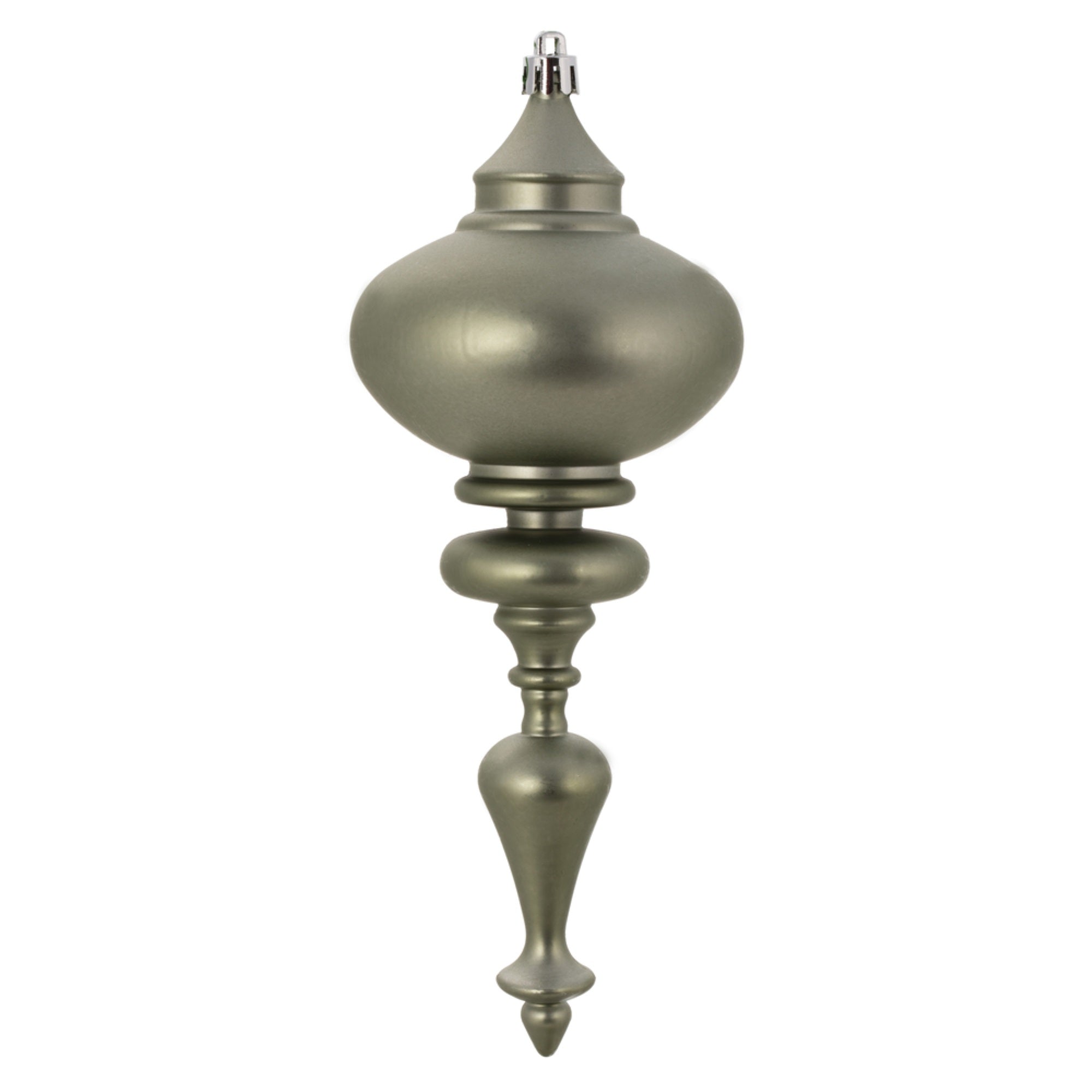 8.7” x 3.5” Wrought Iron Matt Finial 3Bg