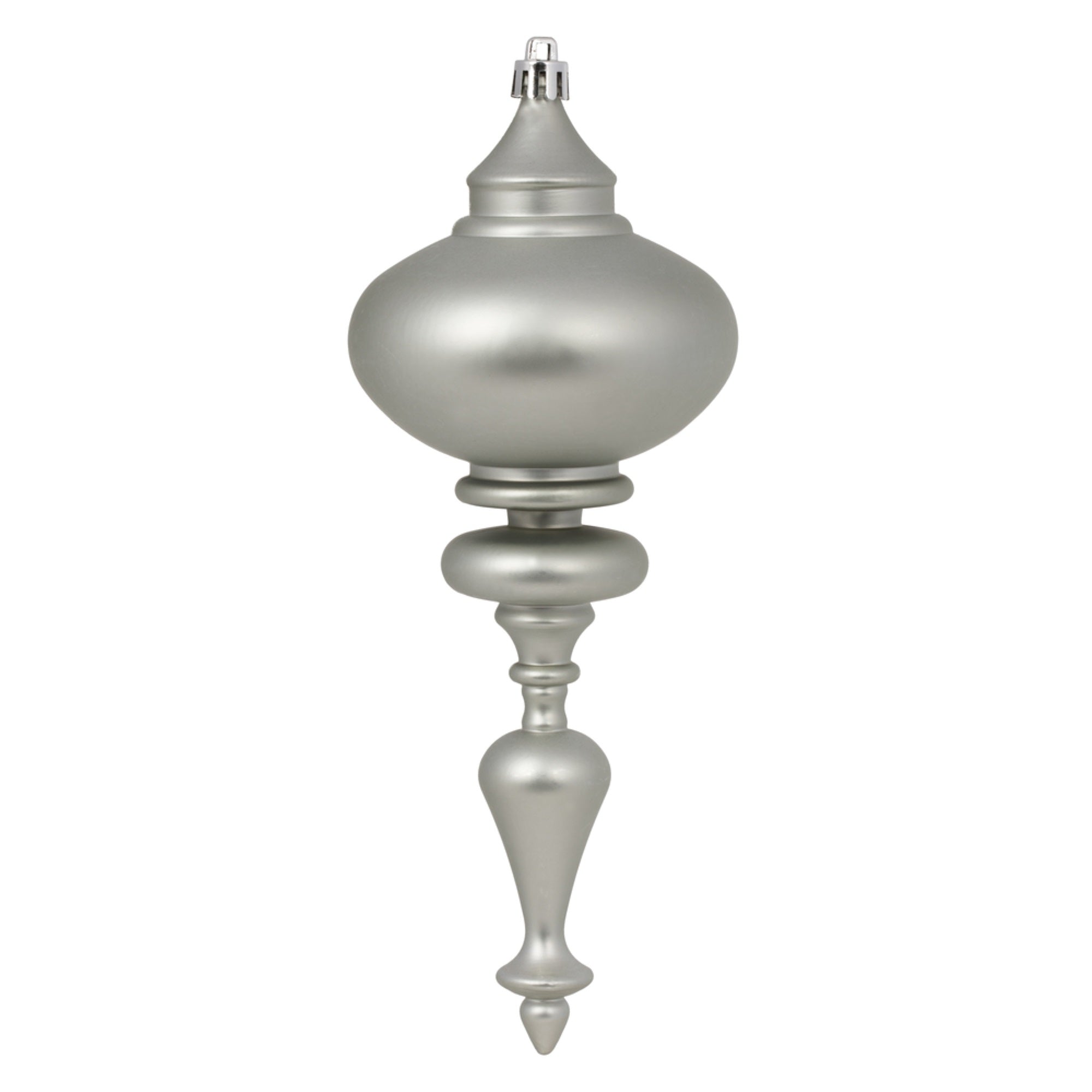8.7” x 3.5” Limestone Matte Finial 3/Bg