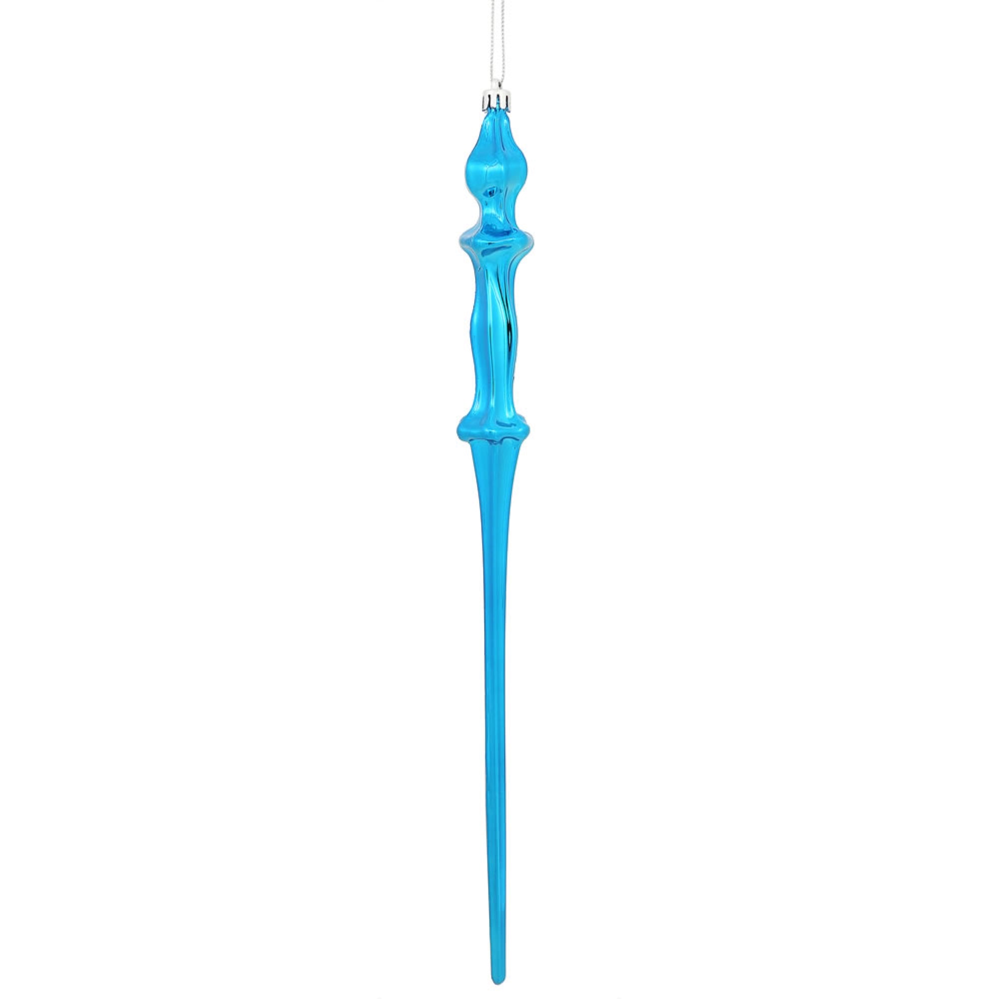 15.7” Blue Shiny Icicle 3/Bx