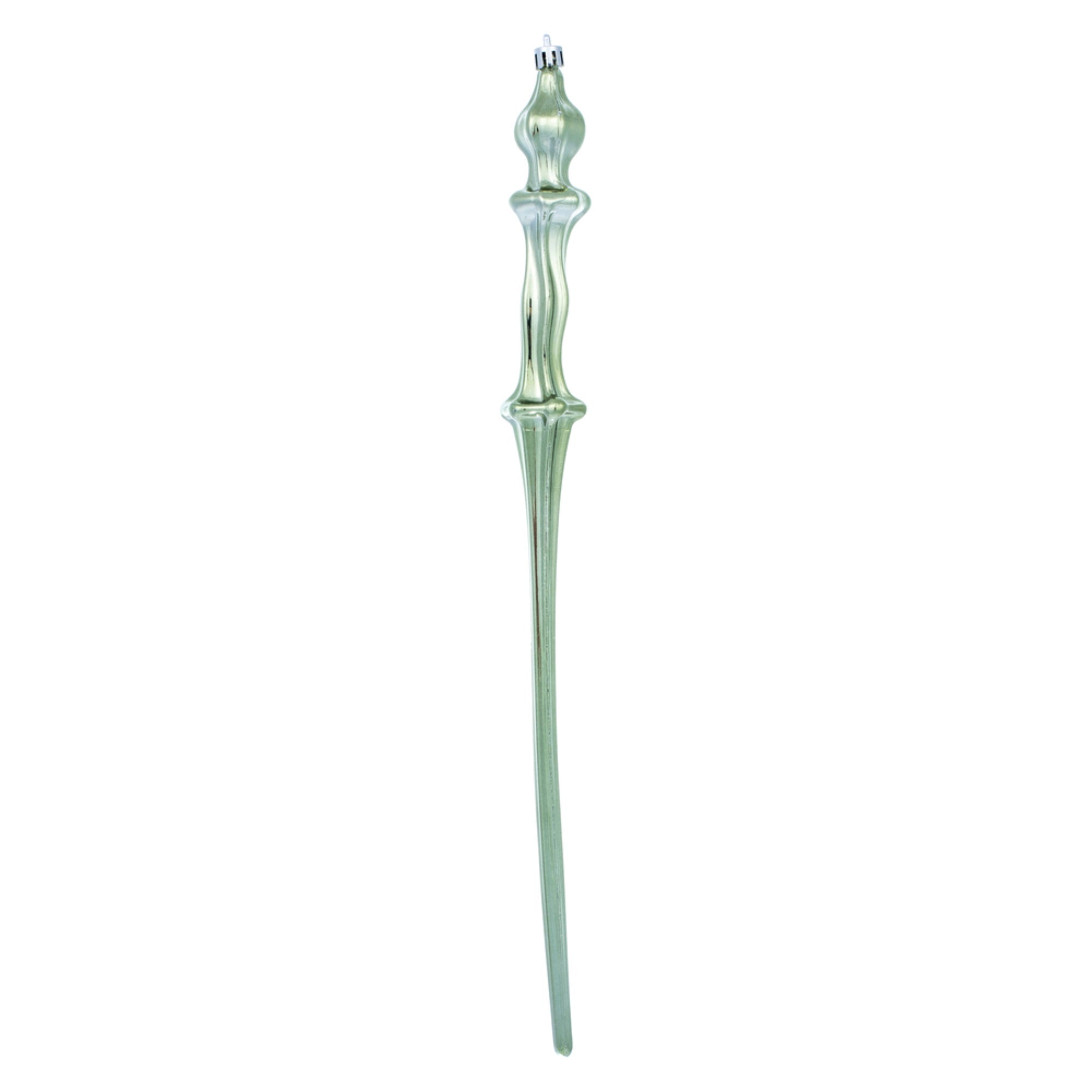 15.7” Wrought Iron Shiny Icicle 3/Bx