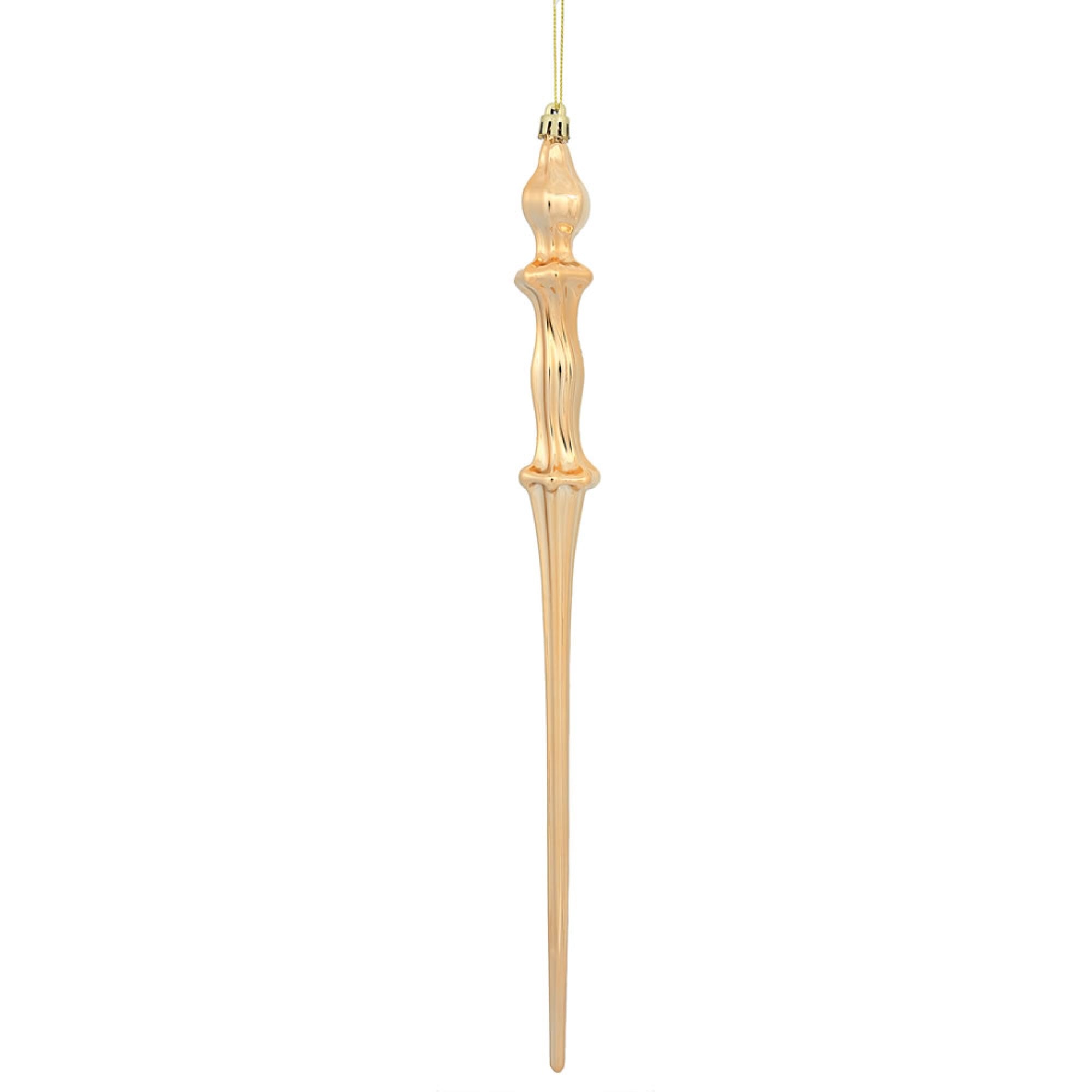 15.7” Caf Latte Shiny Icicle 3/Bx