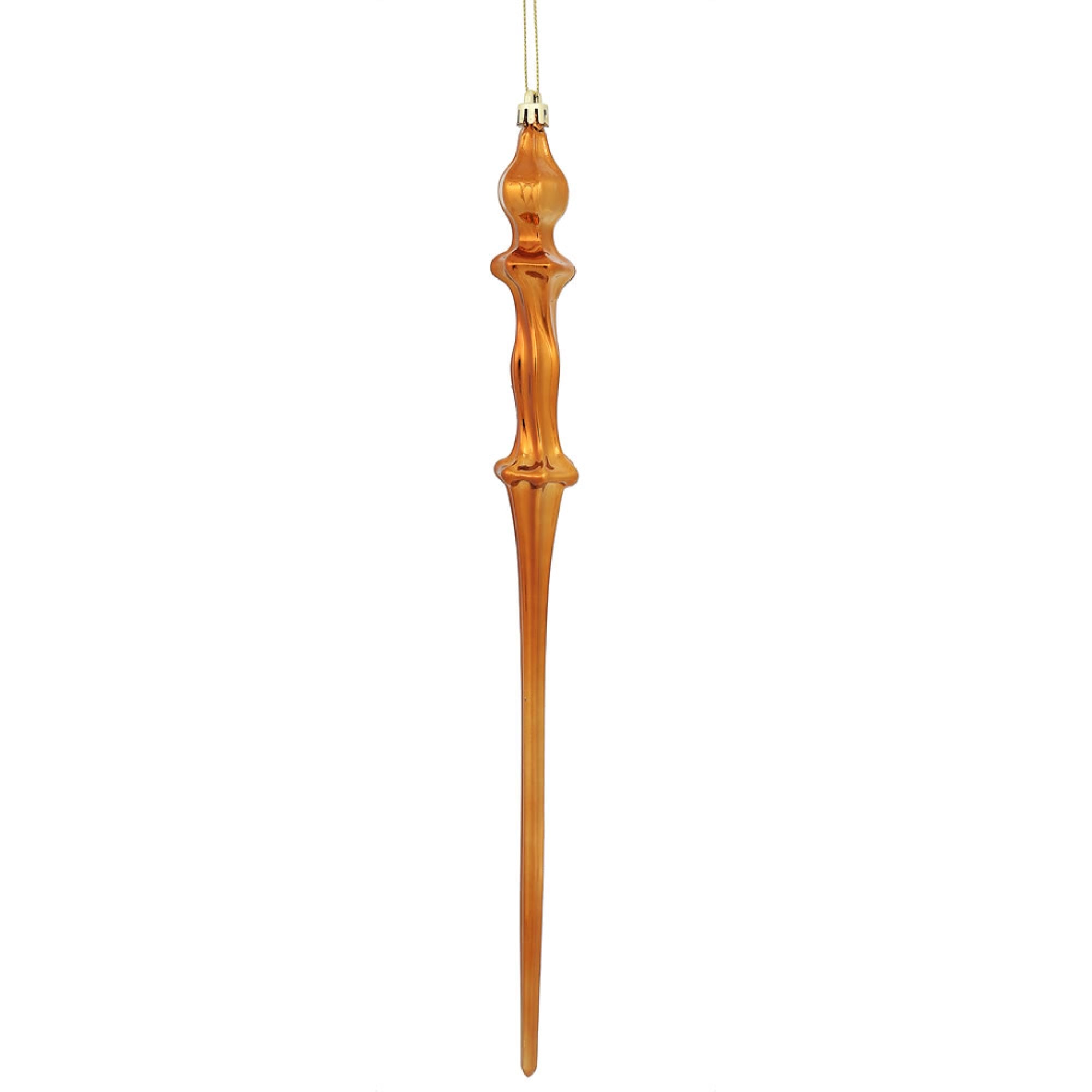 15.7” Copper Shiny Icicle 3/Bx
