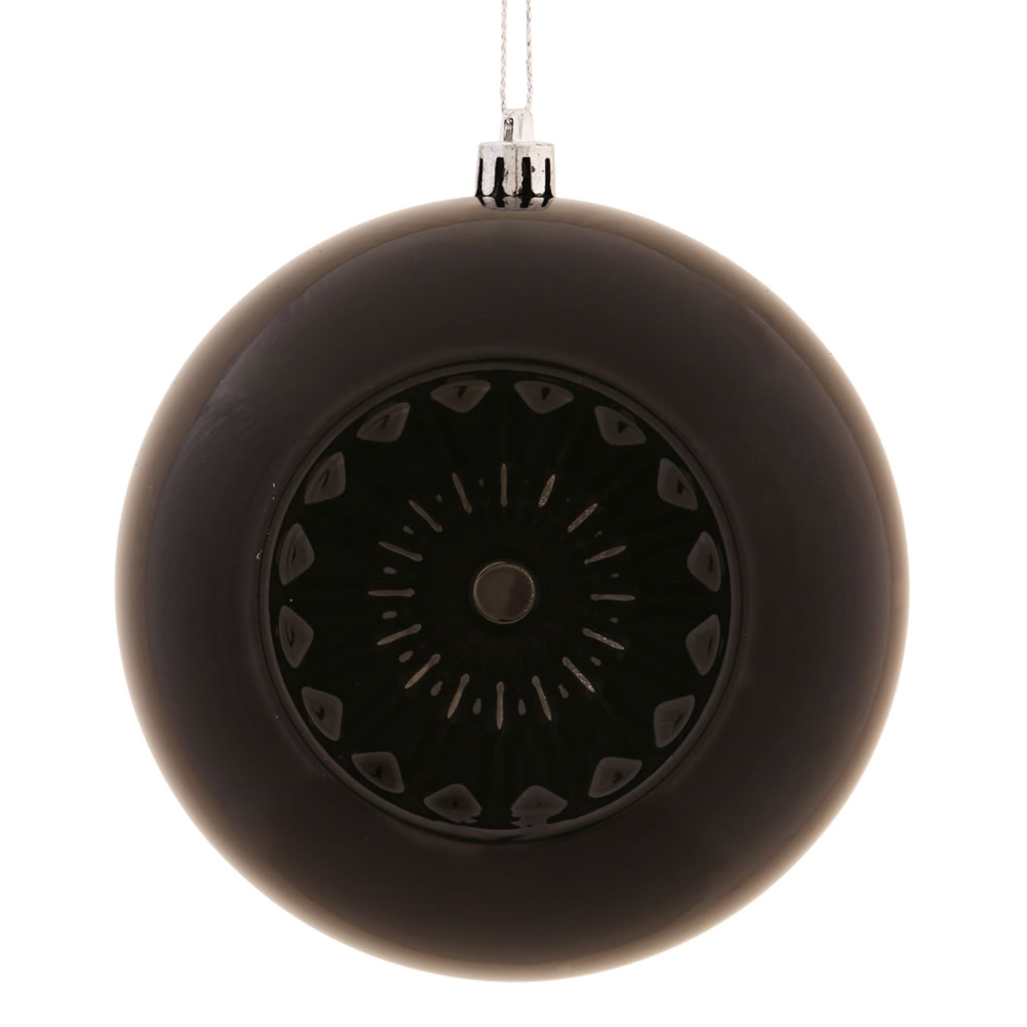 4.75” Black Shiny Star Brite Ball 4/Bg