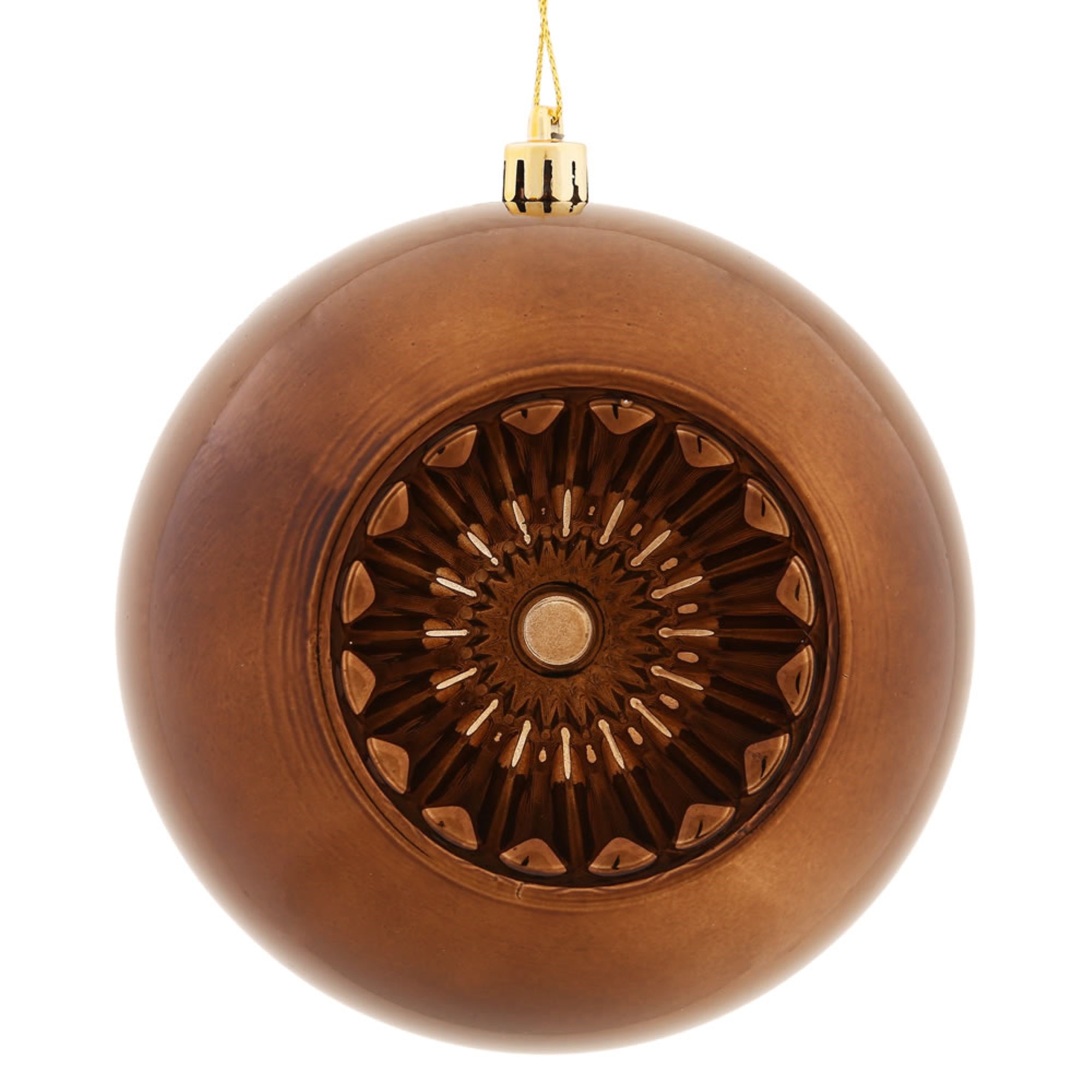 4.75” Chocolate Shy Star Brite Ball 4/Bg