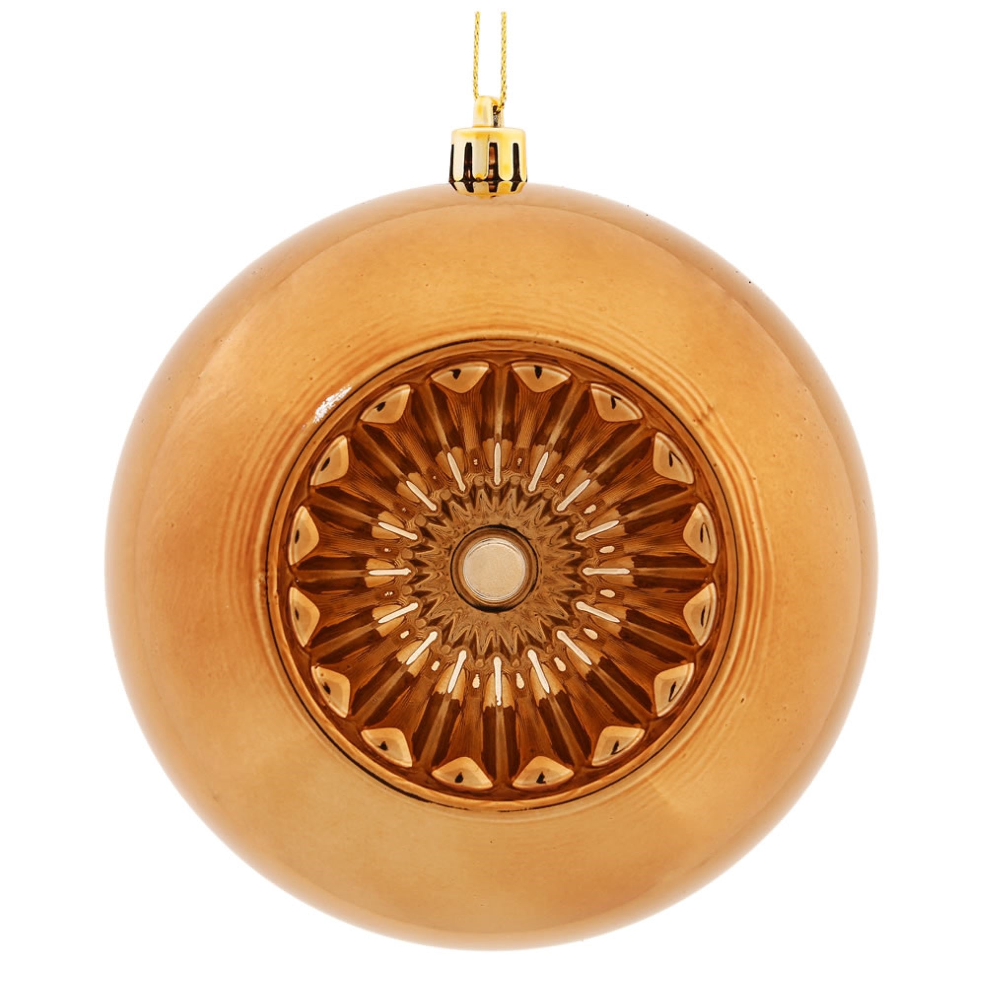 4.75” Mocha Shiny Star Brite Ball 4/Bg