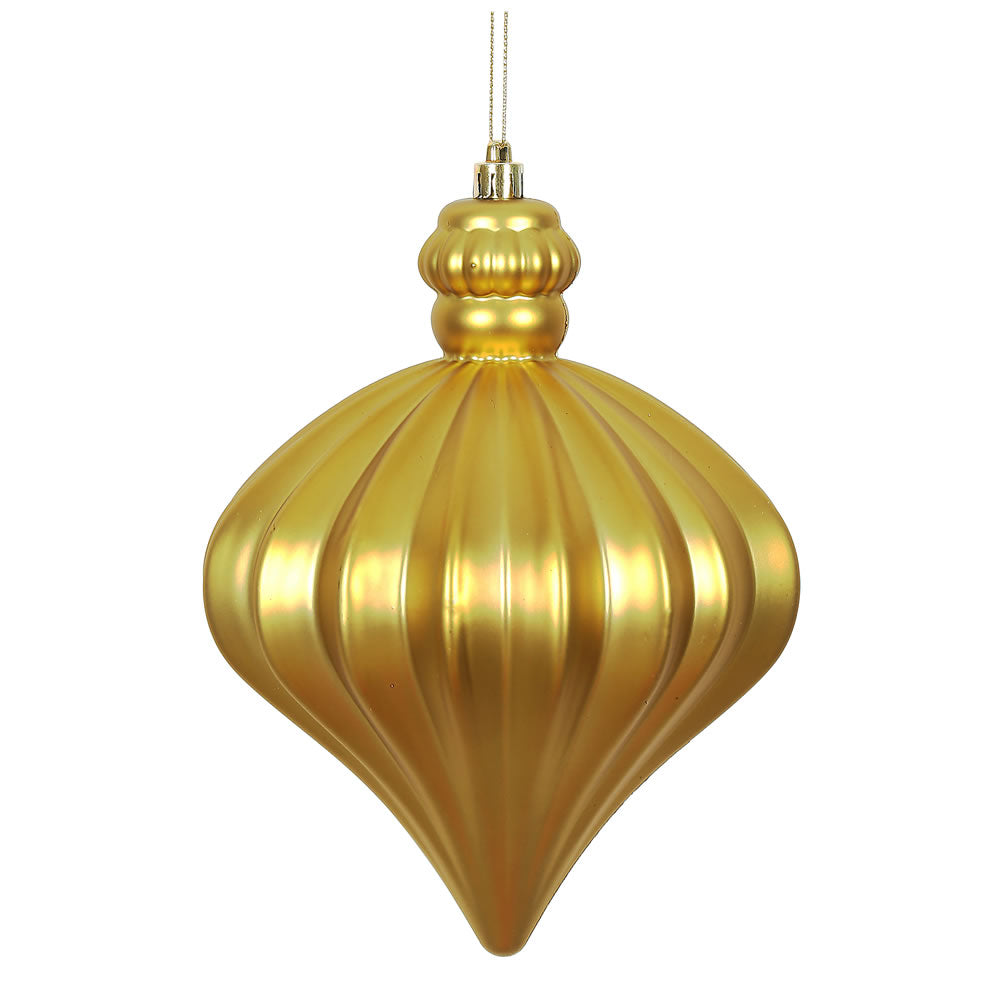 Vickerman 6” Gold Matte Onion Drop 4/Bg - N175808D