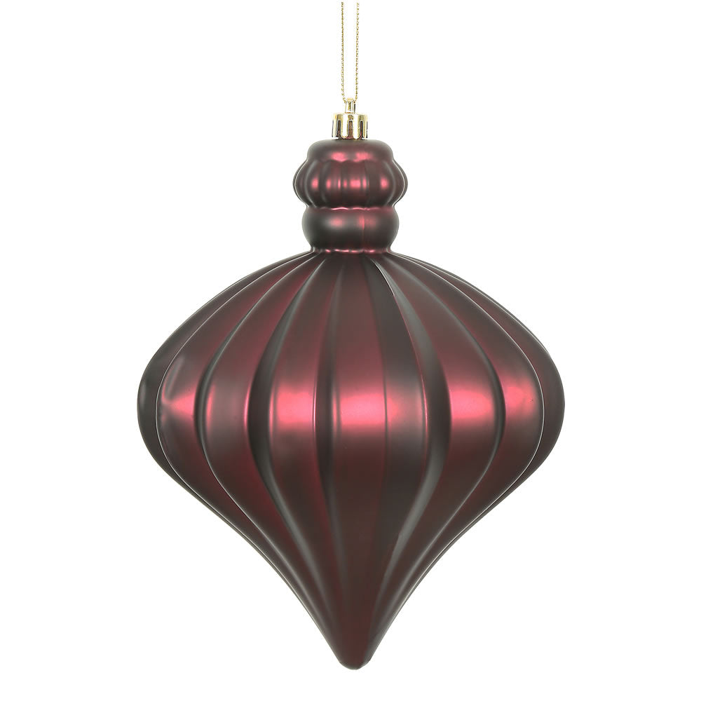 Vickerman 6” Wine Matte Onion Drop 4/Bg - N175819D