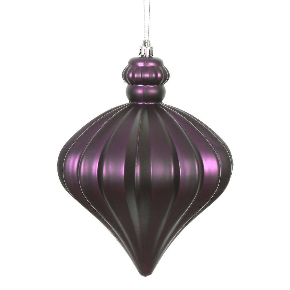 Vickerman 6” Plum Matte Onion Drop 4/Bg - N175826D