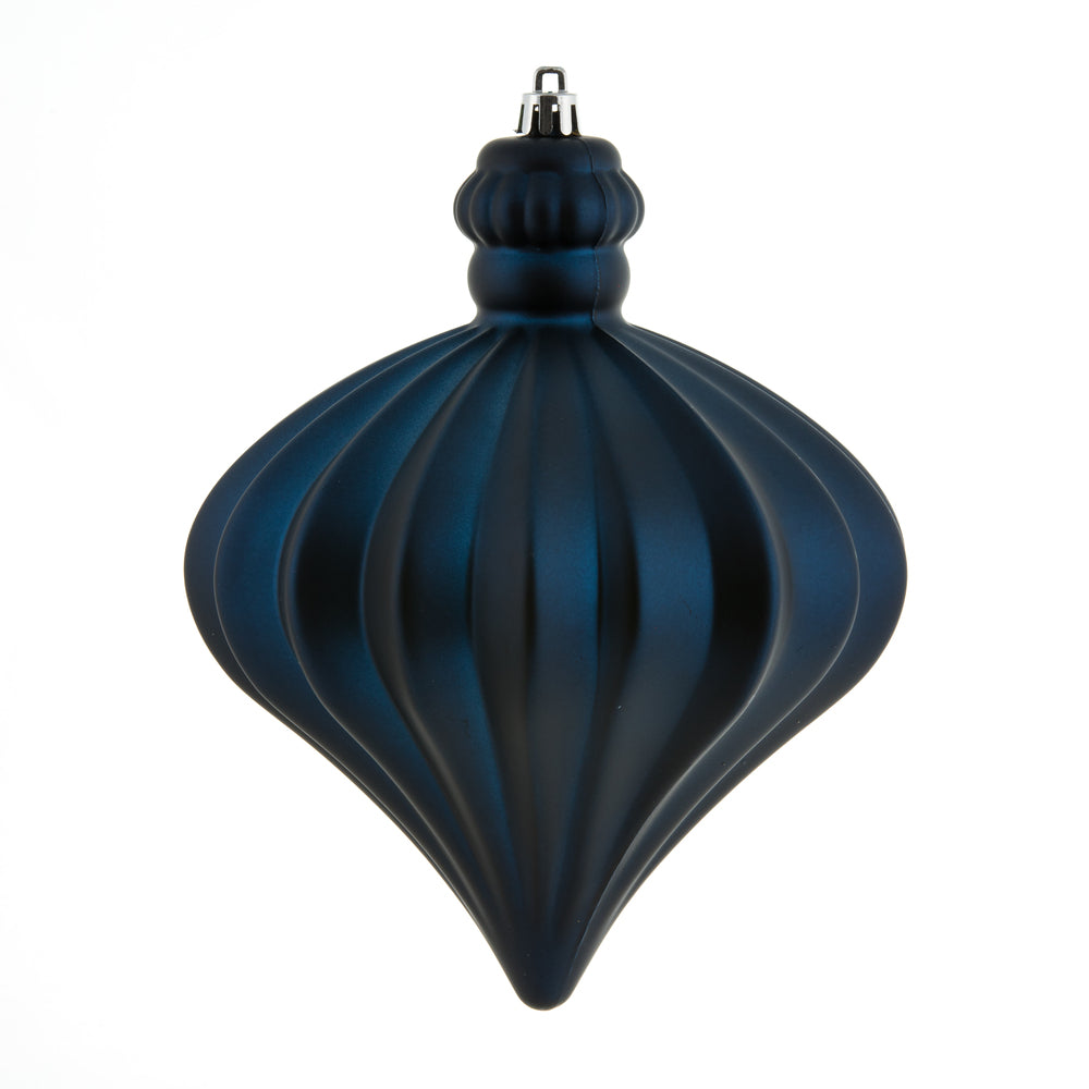 Vickerman 6” Midnt Blue Matte Onion Drop 4/Bg - N175831D