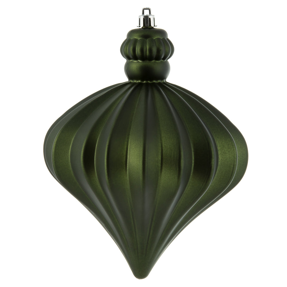 Vickerman 6” Moss Green Matte Onion Drop 4/Bg - N175864D