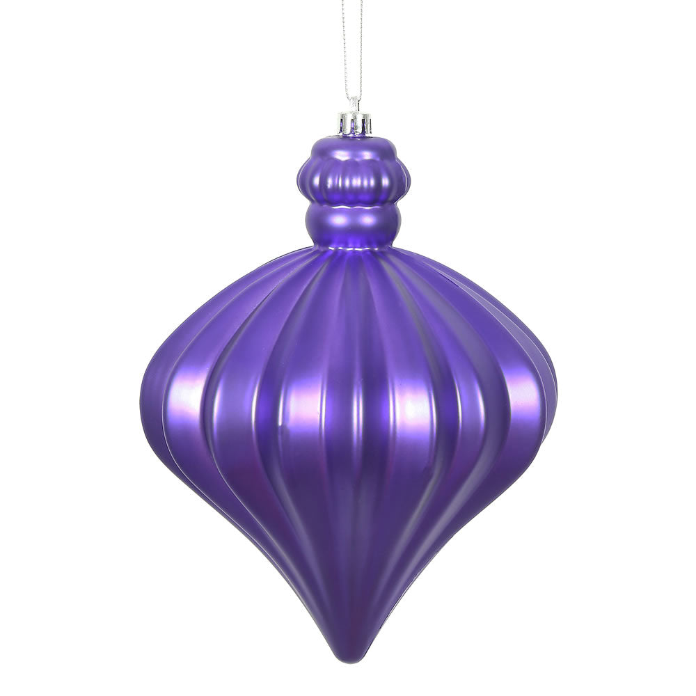 Vickerman 6” Purple Matte Onion Drop 4/Bg - N175866D