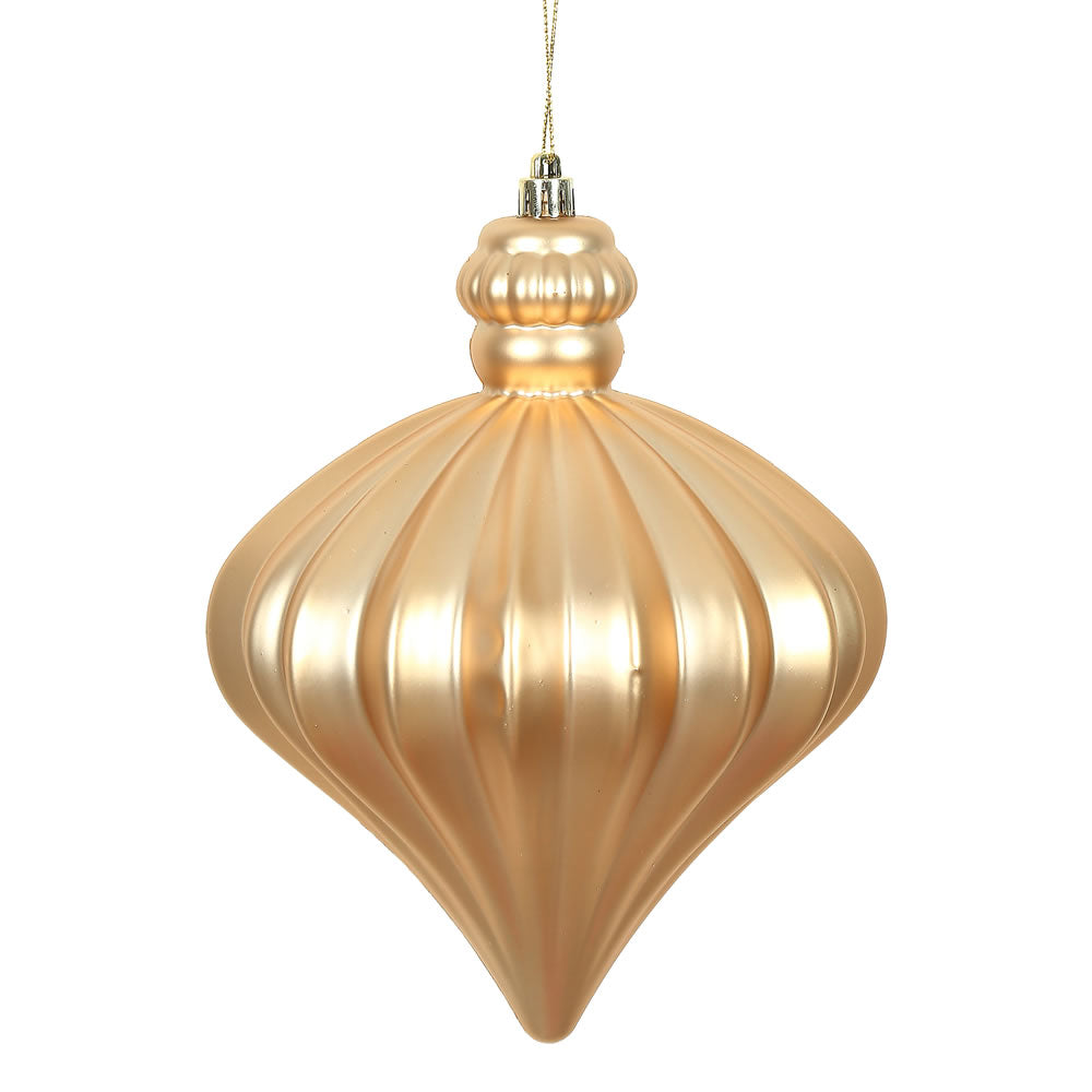 Vickerman 6” Caf Latte Matte Onion Drop 4/Bg - N175880D