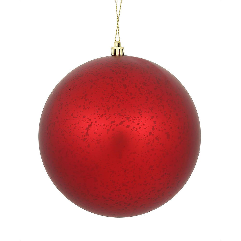 Vickerman 6” Red Matte Mercury Ball 4/Bg - N176303