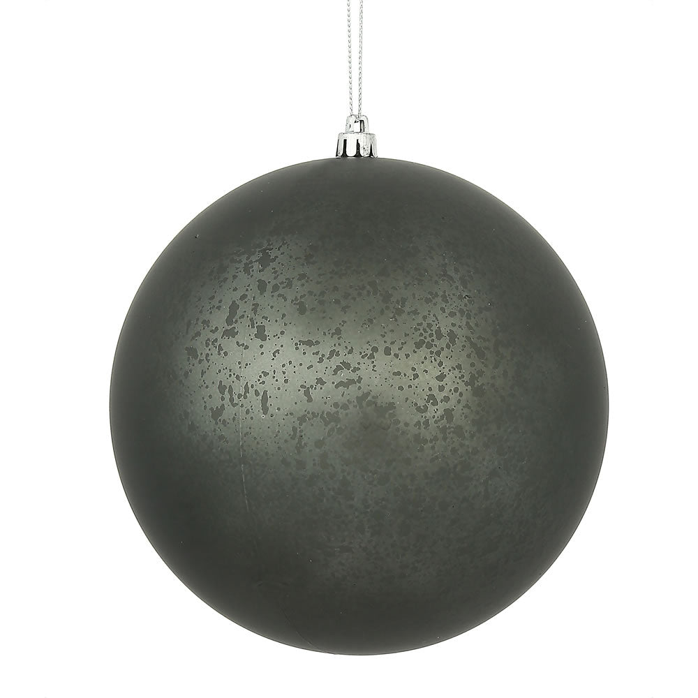 Vickerman 6” Pewter Matte Mercury Ball 4/Bg - N176387