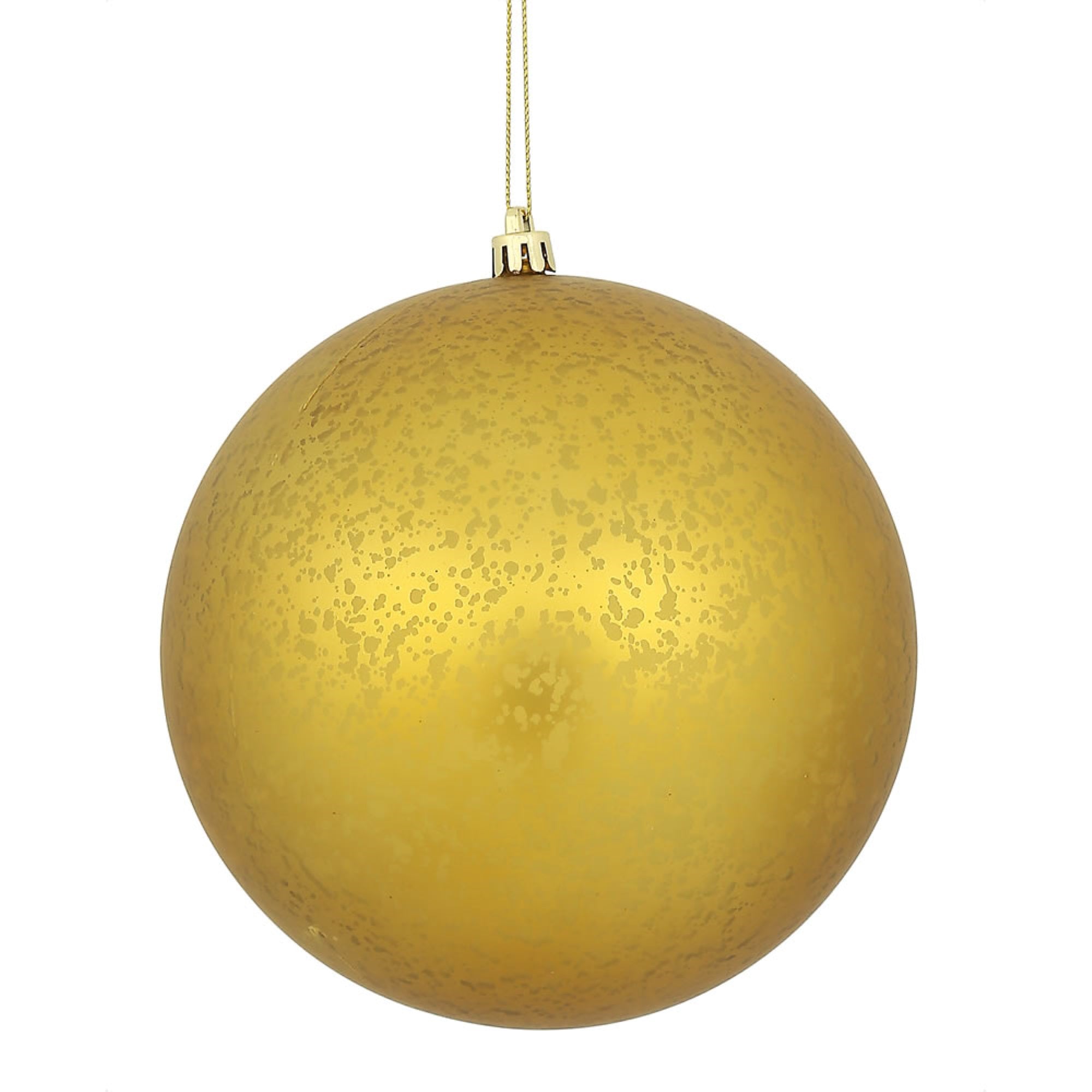 8” Gold Matte Mercury Ball 1/Bg