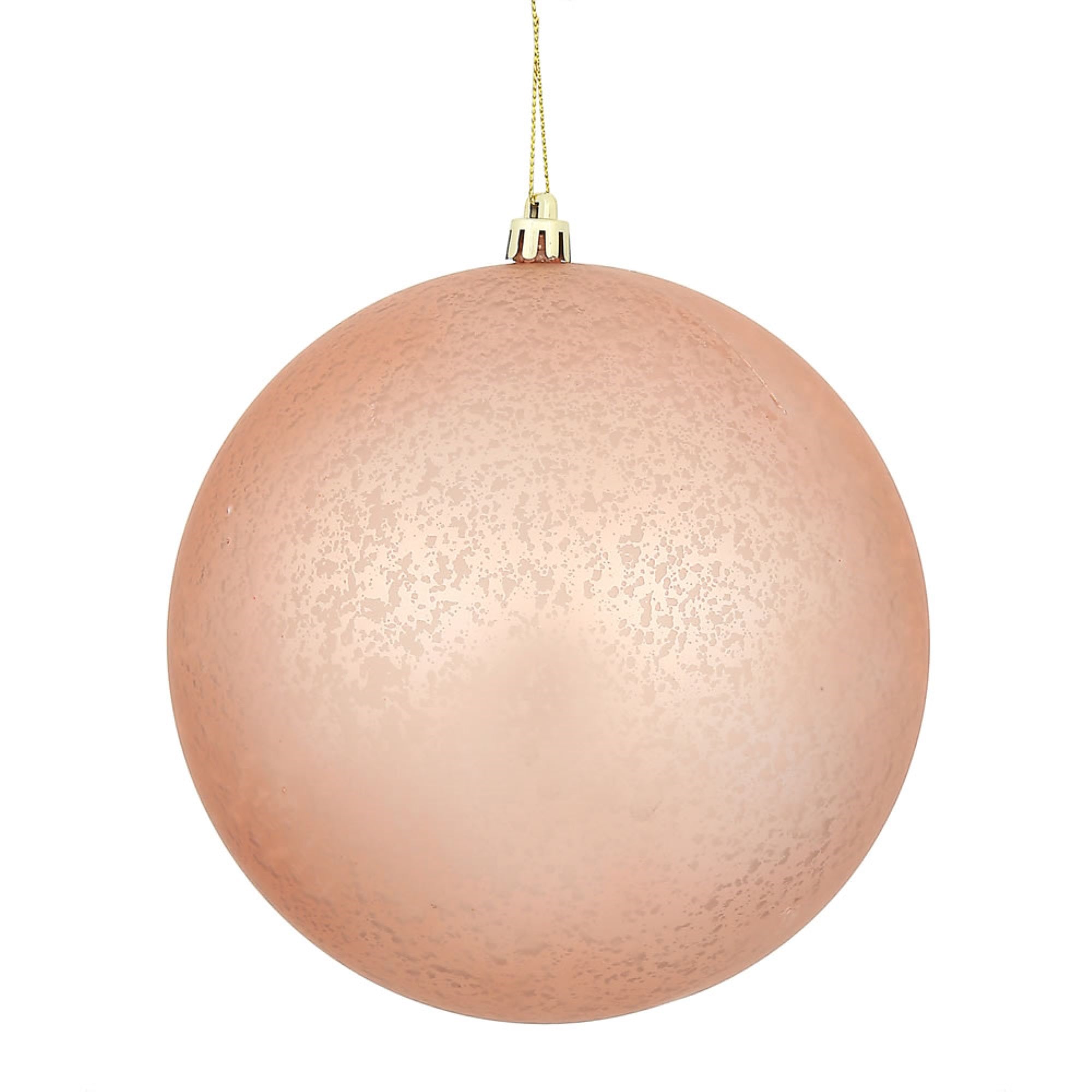 8” Rose Gold Matte Mercury Ball 1/Bg