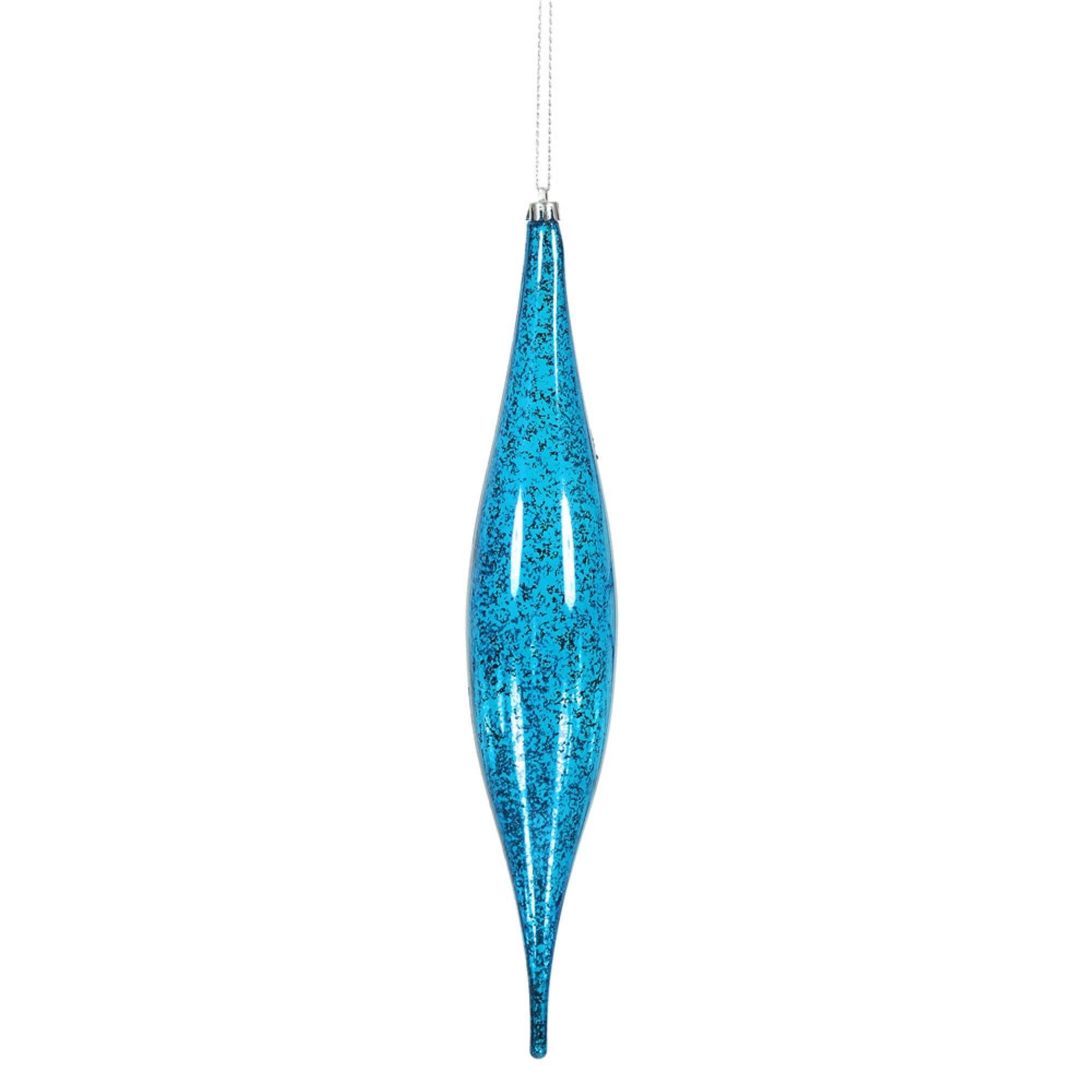 13” Blue Mercury Rain Drop 2/Bg