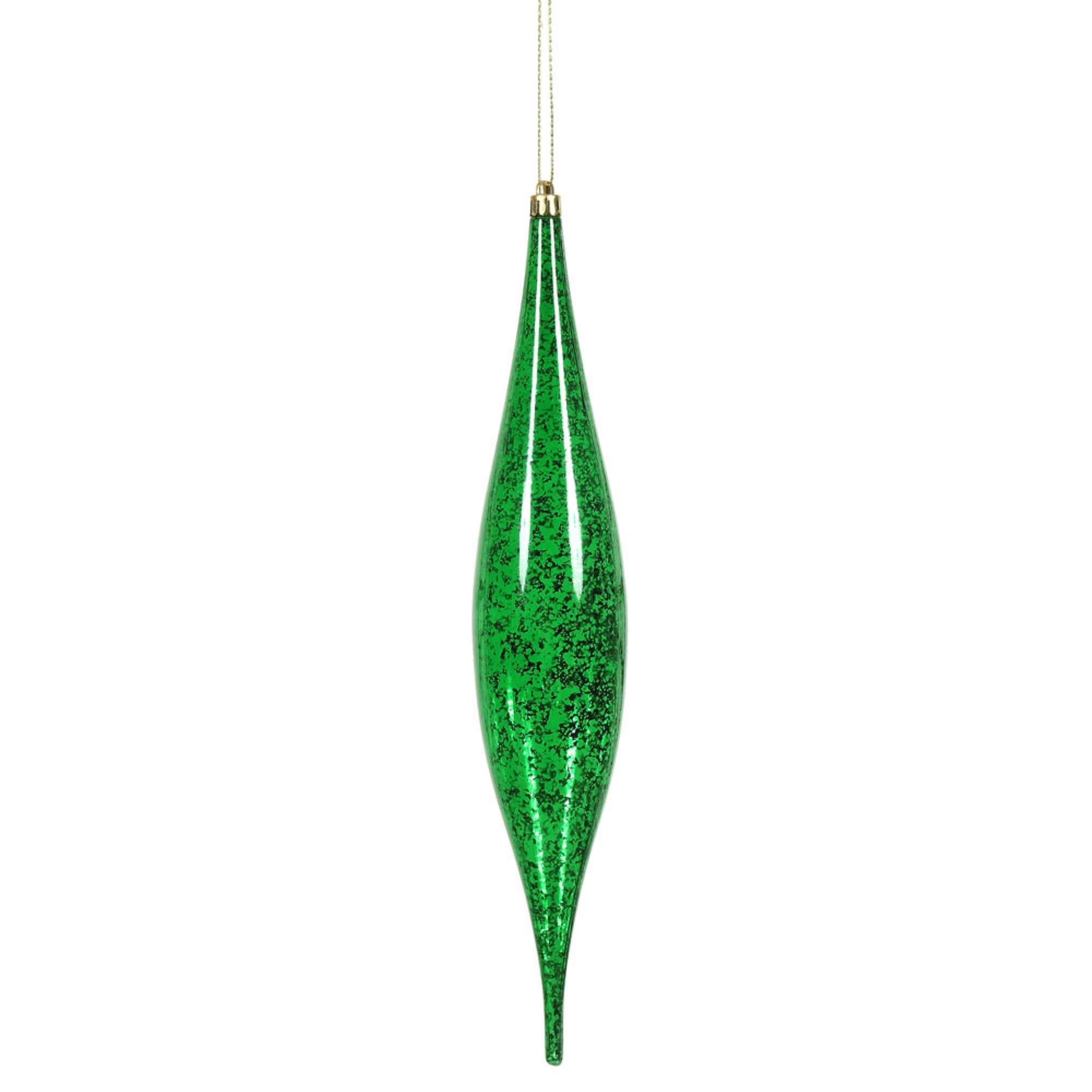 13” Green Mercury Rain Drop 2/Bg