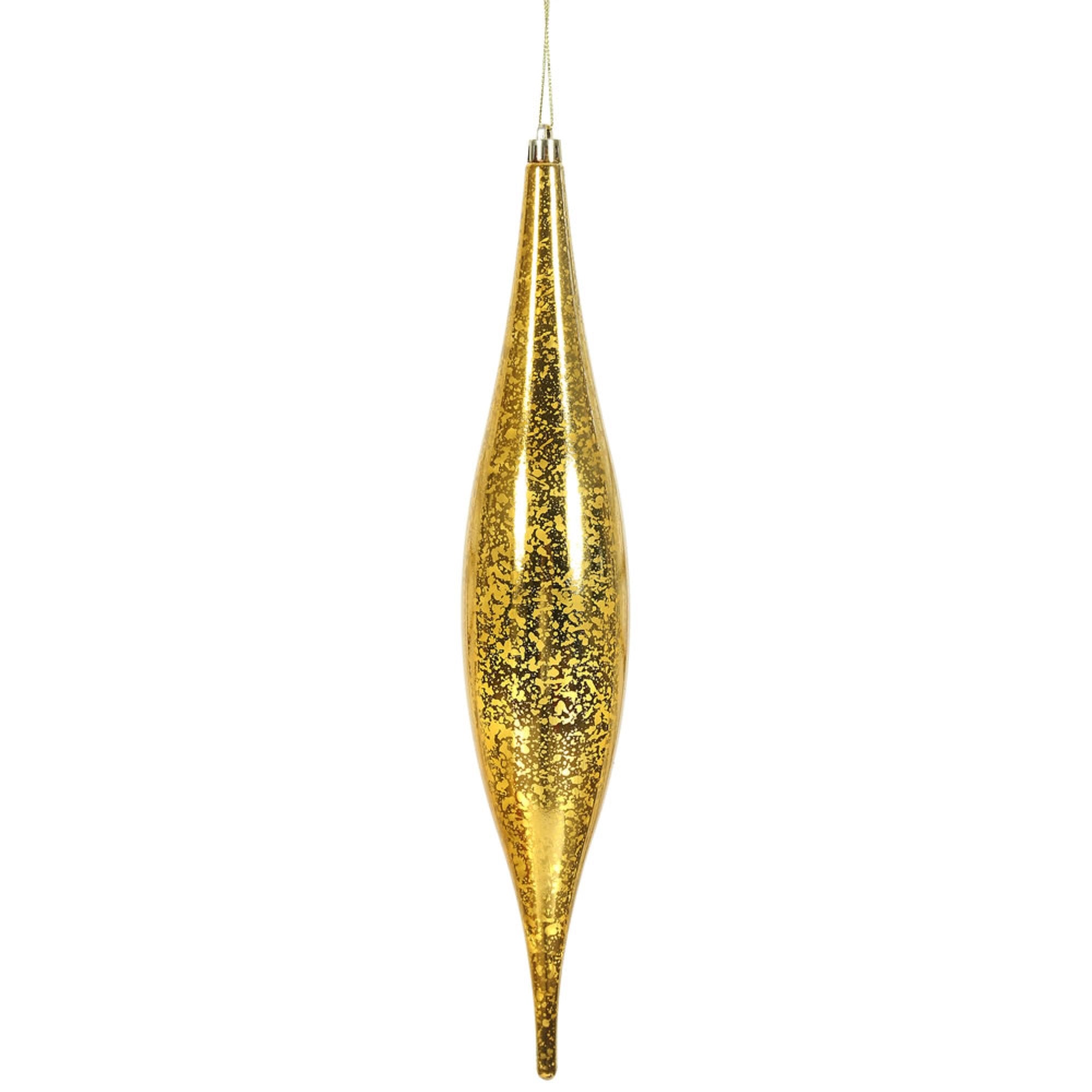 13” Honey Gold Mercury Rain Drop 2/Bg
