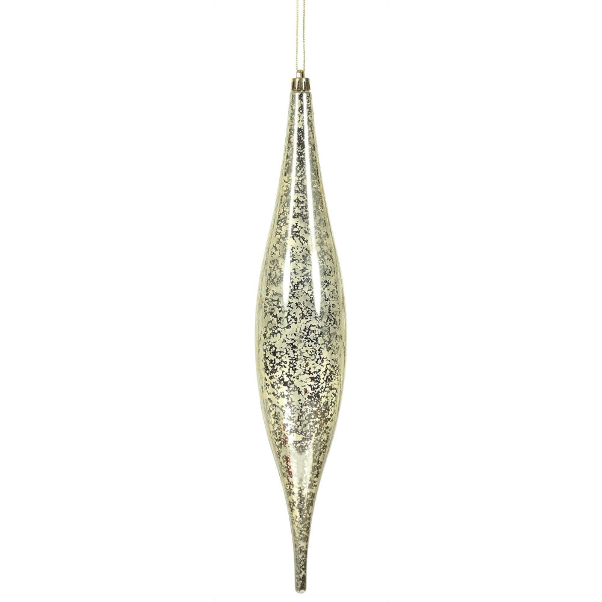 13” Champagne Mercury Rain Drop 2/Bg