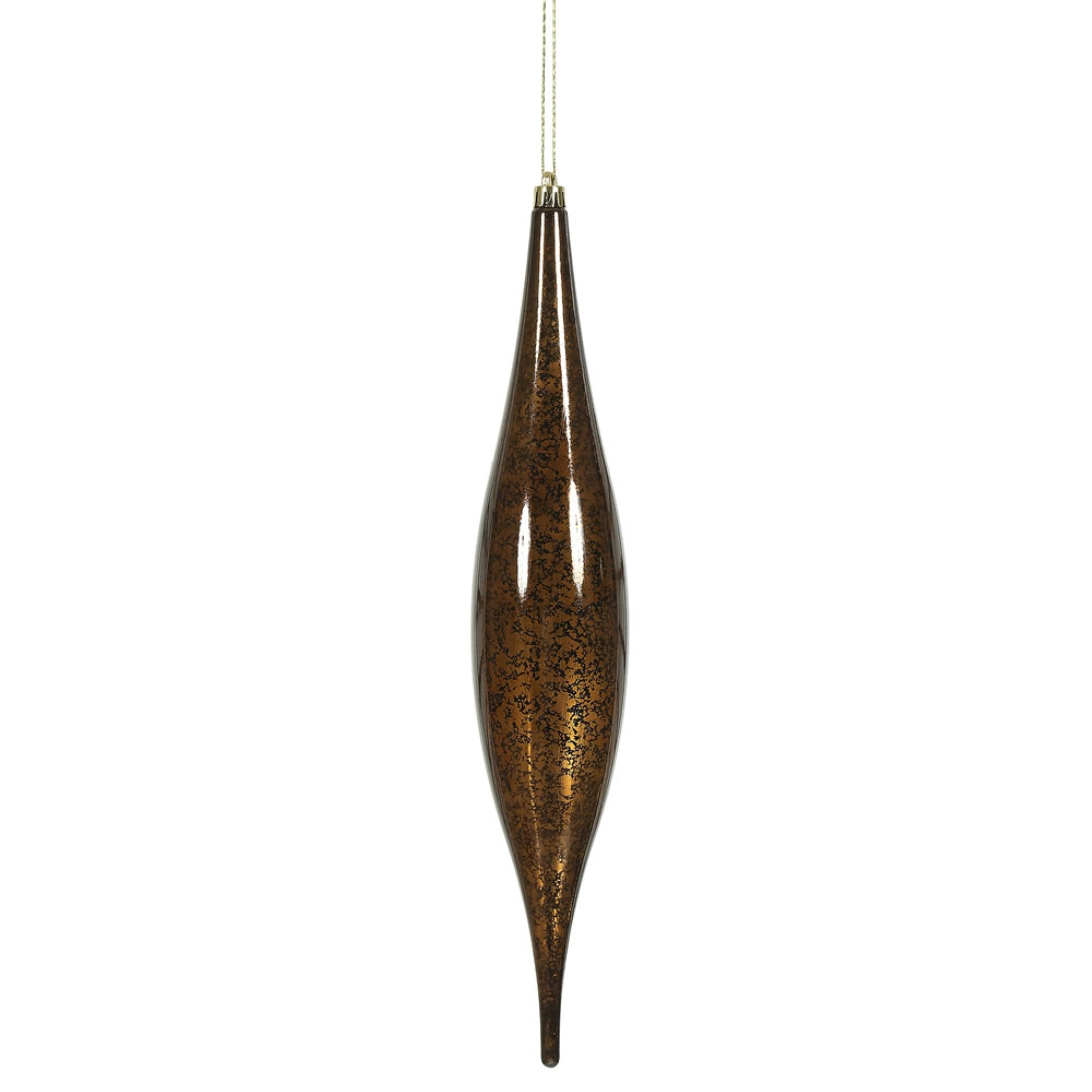 13” Chocolate Mercury Rain Drop 2/Bg