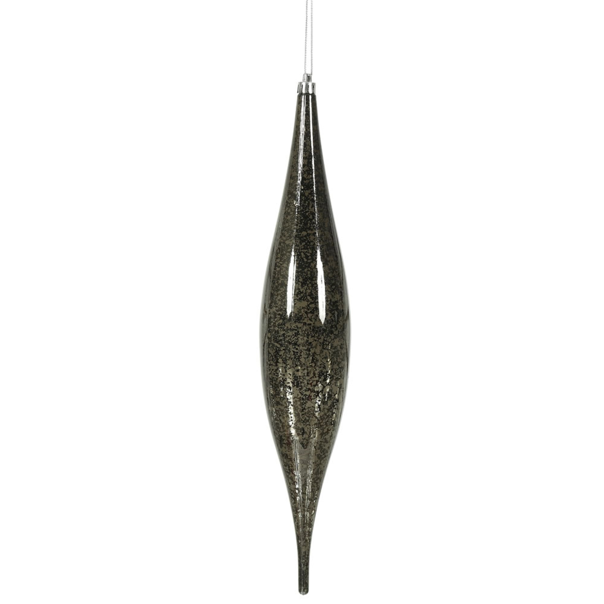 13” Gunmetal Mercury Rain Drop 2/Bg