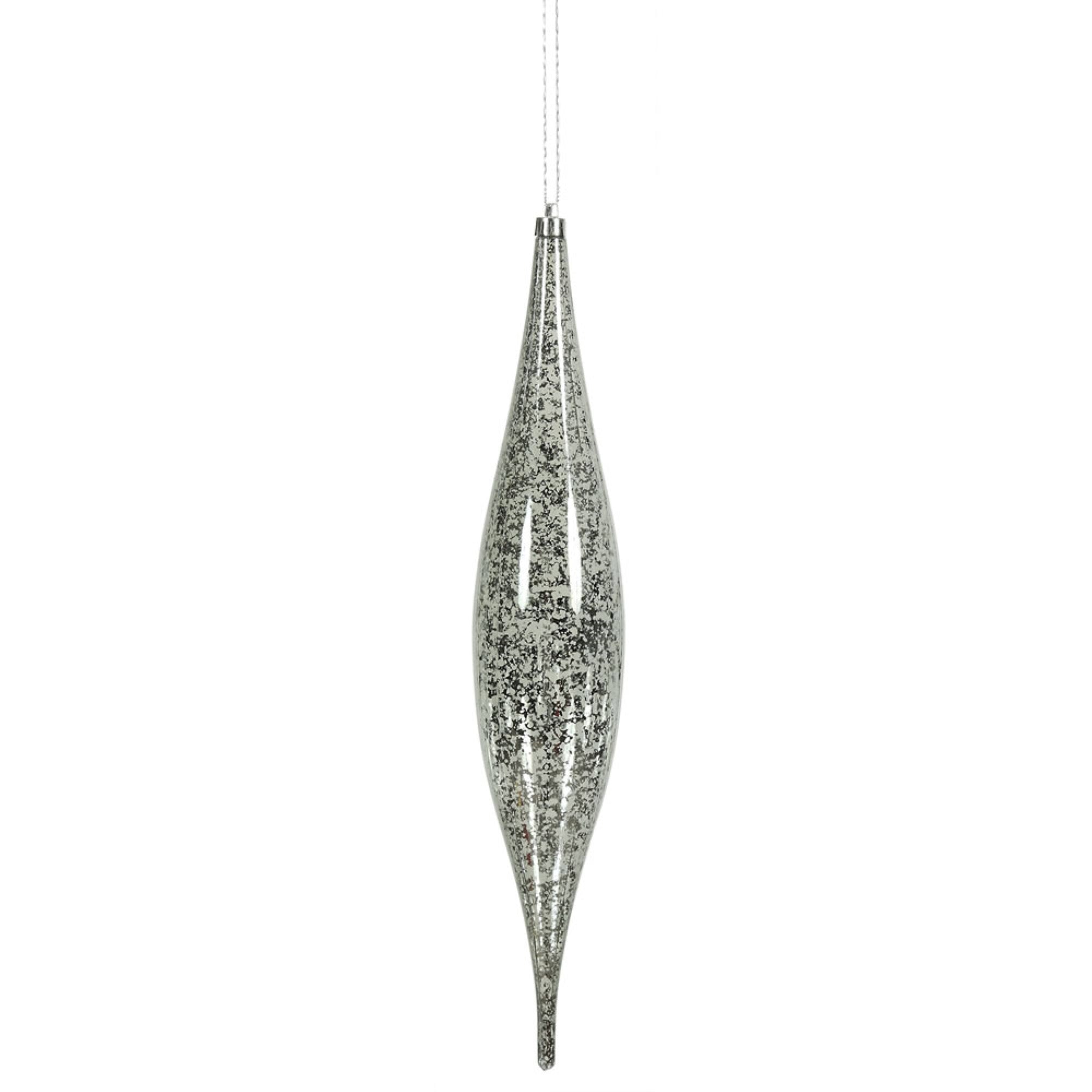 13” Pewter Mercury Rain Drop 2/Bg