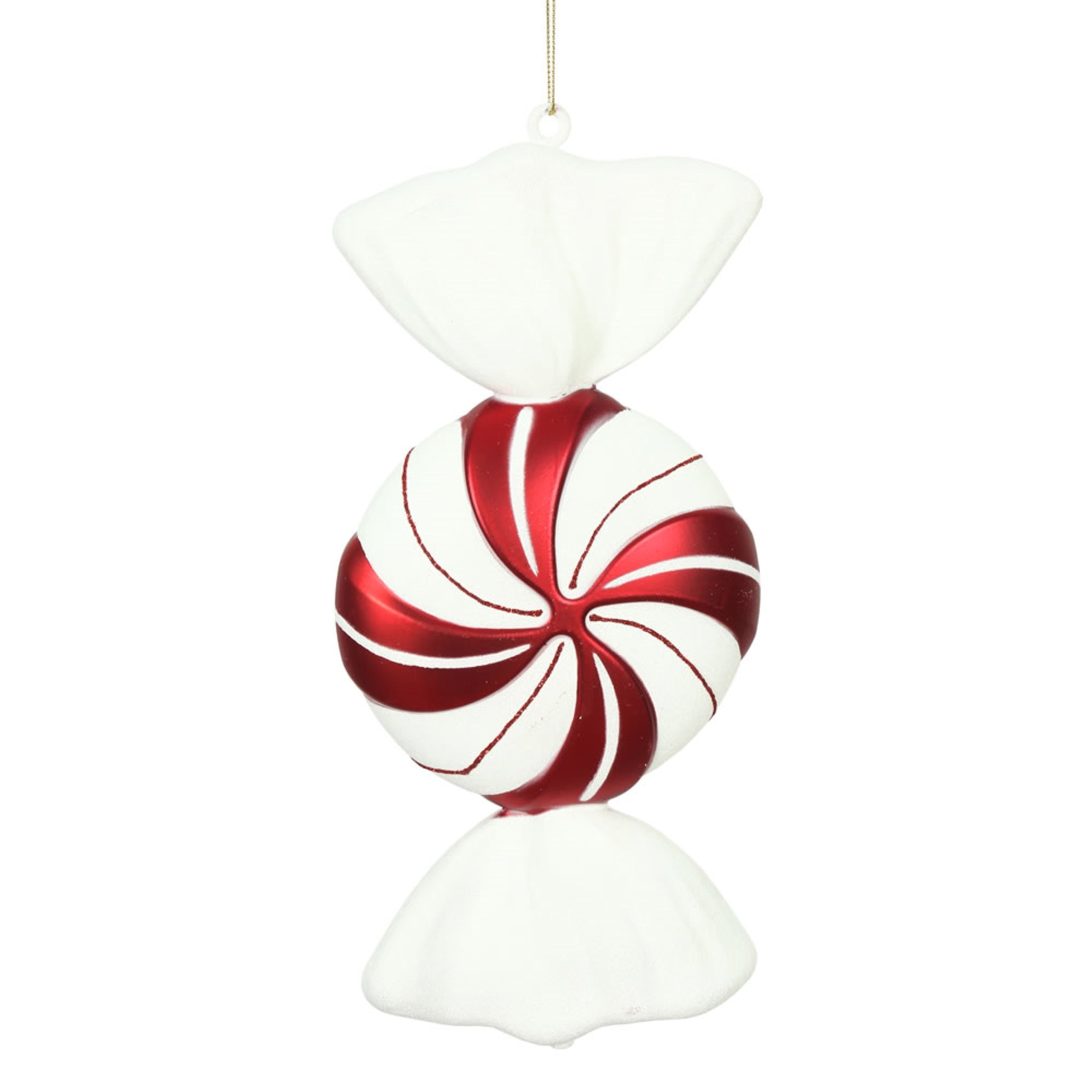12” Red-White Round Swirl Candy 2/Box