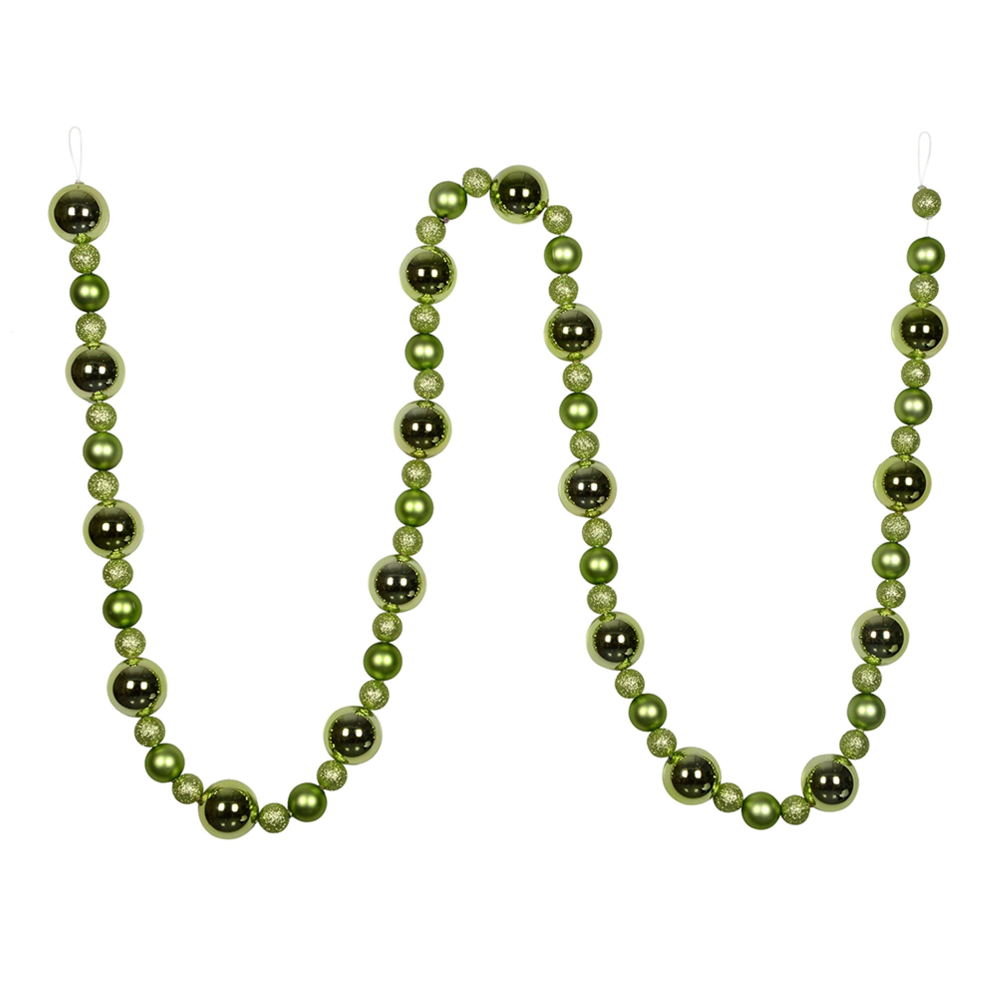9' Celadon Assorted Ball Garland