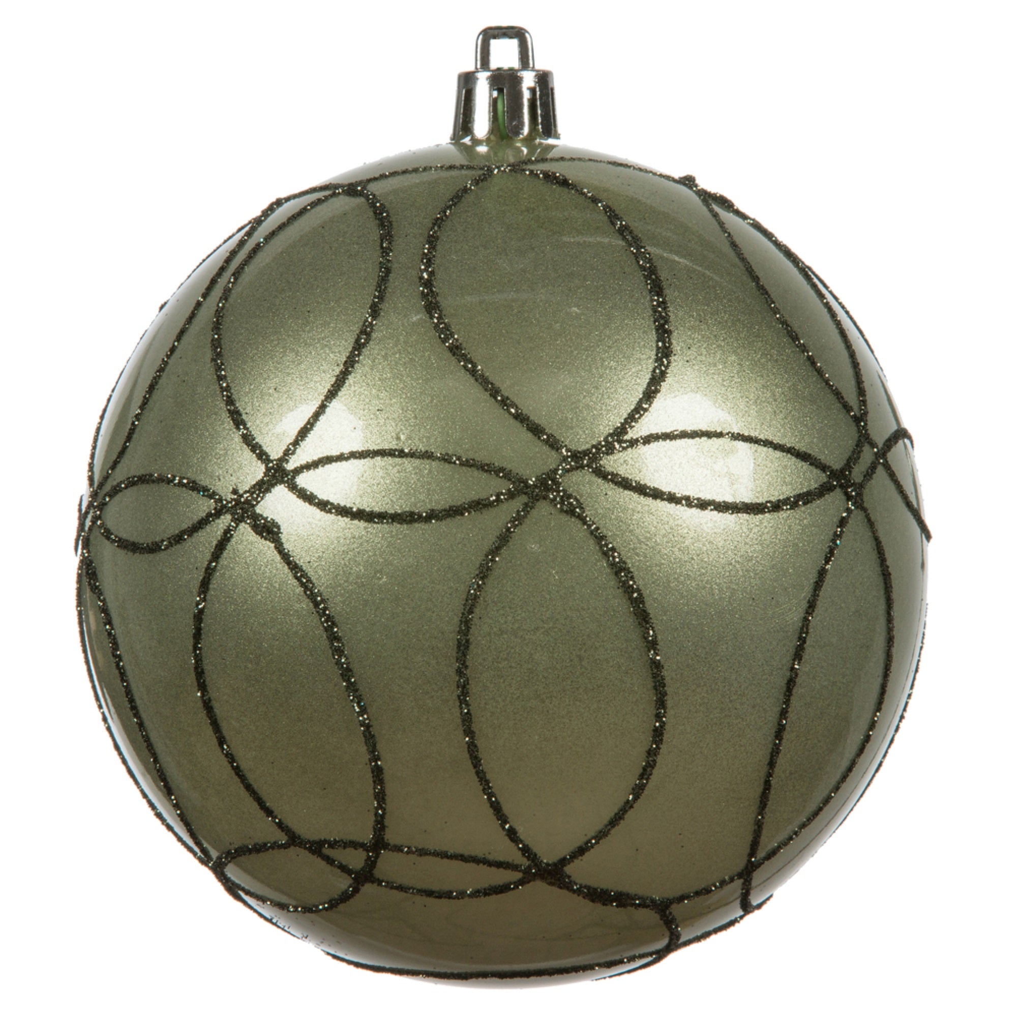 4” Wrought Iron Candy Circle Glitt 4/Bag