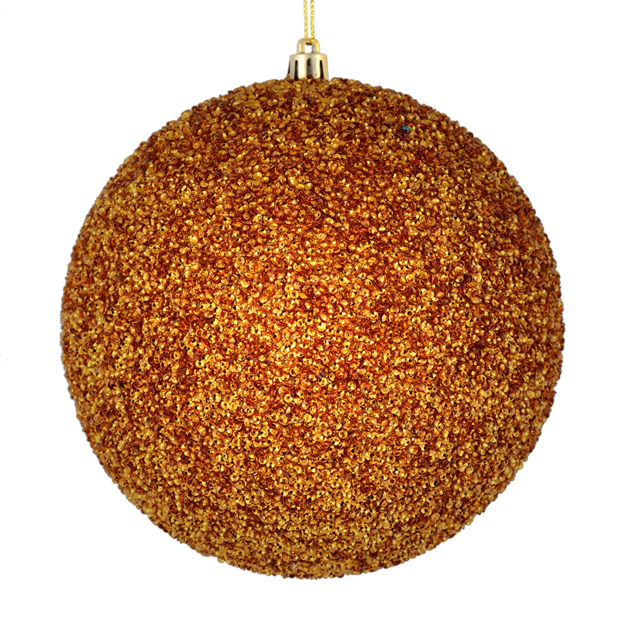 4.75” Antiq Gold Beaded Ball Drill 6Bg