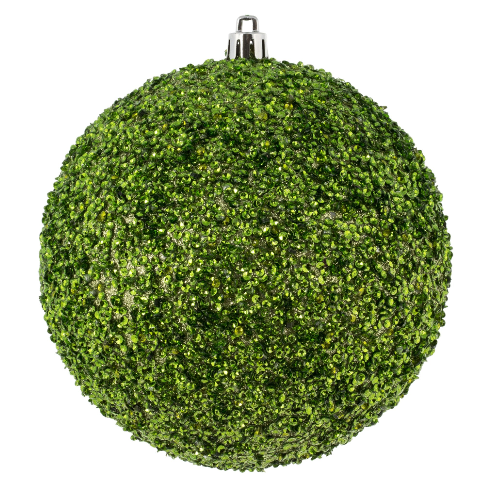 4.75” Celadon Beaded Ball Drilled 6/Bg