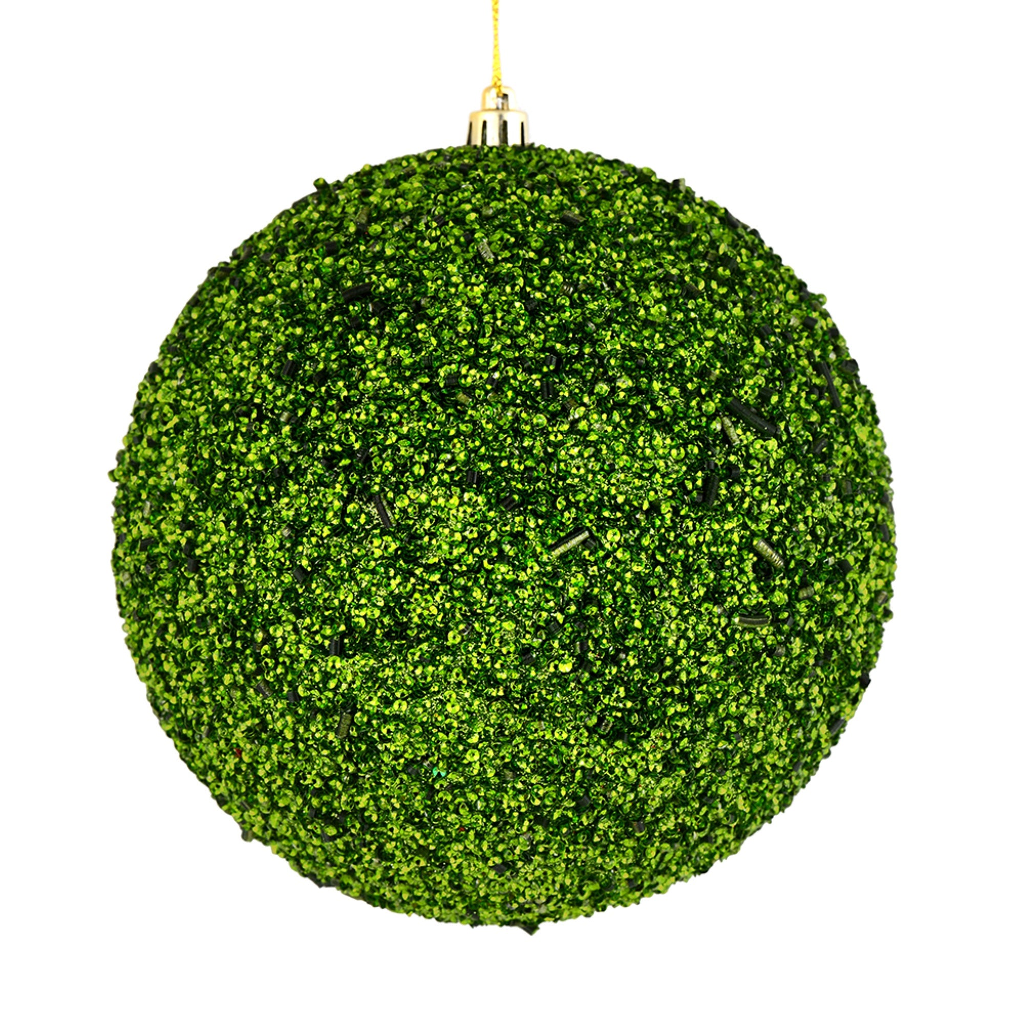 4.75” Moss Grn Beaded Ball Drill 6/Bag