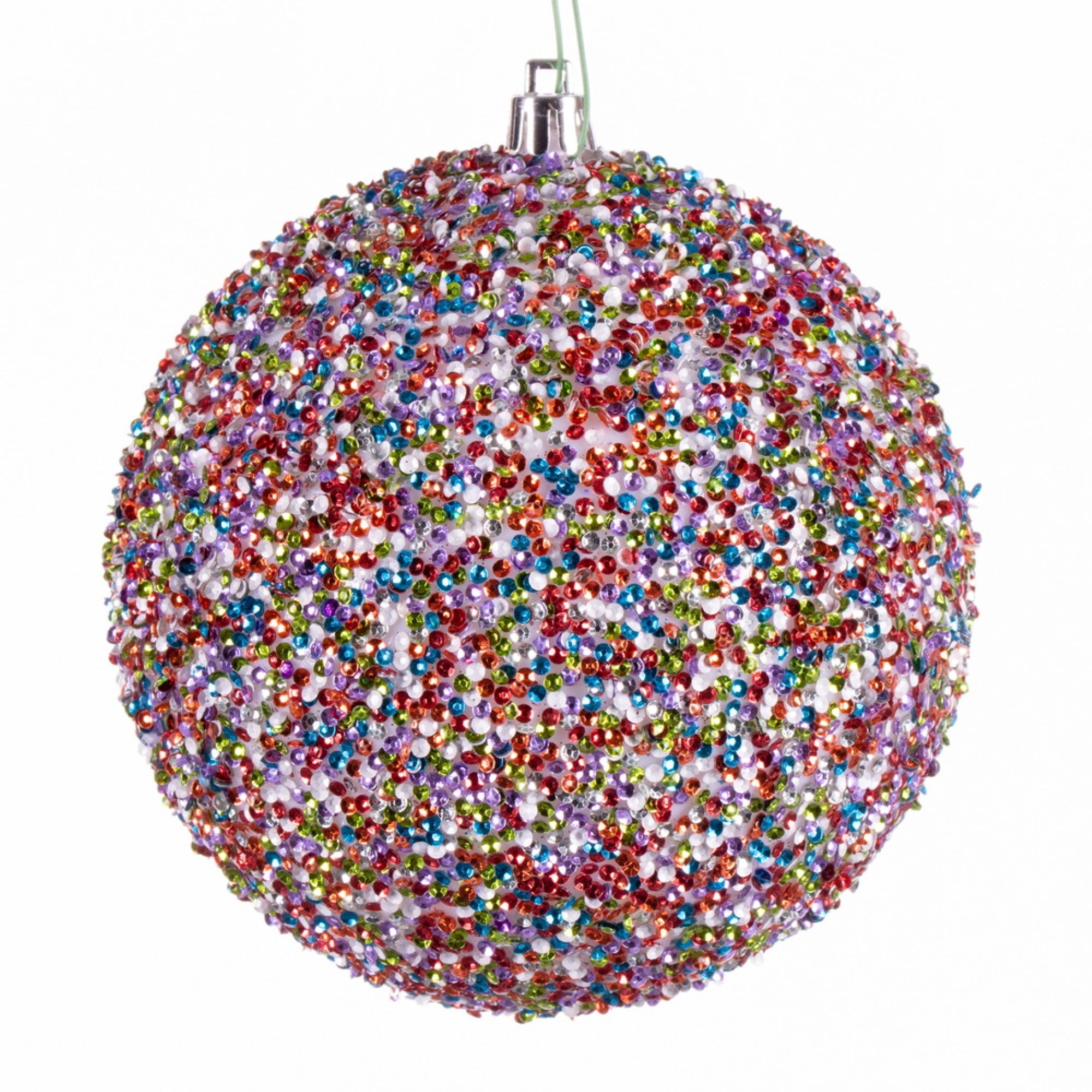 4.75” MultiColor Beaded Ball Drill 6Bg