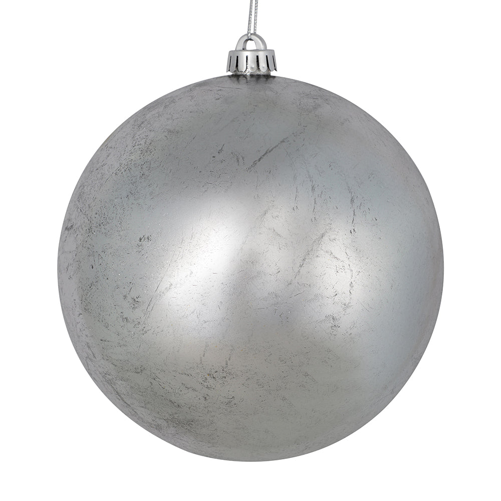 Vickerman 6” Silver Foil Finish Ball 4/Bag - N186307