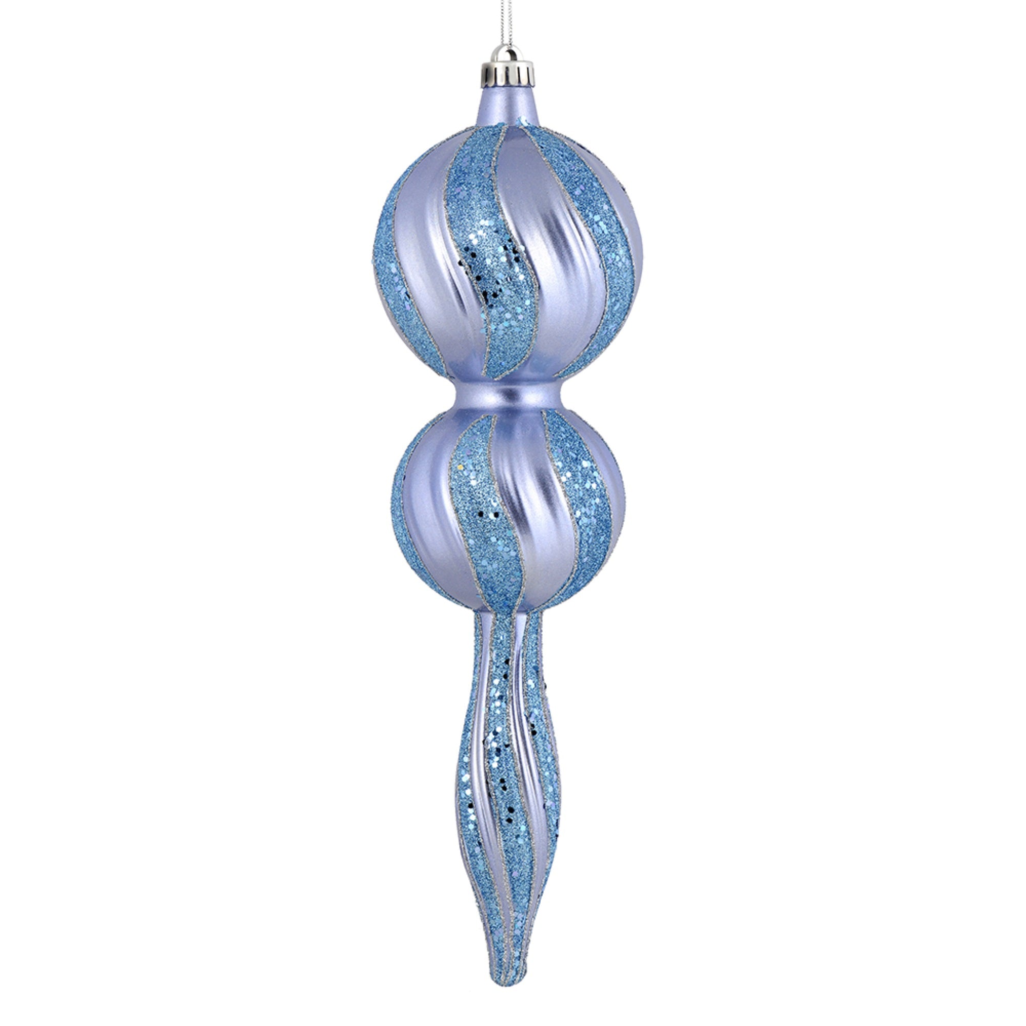 16.5” Lilac Candy Glitt Finial