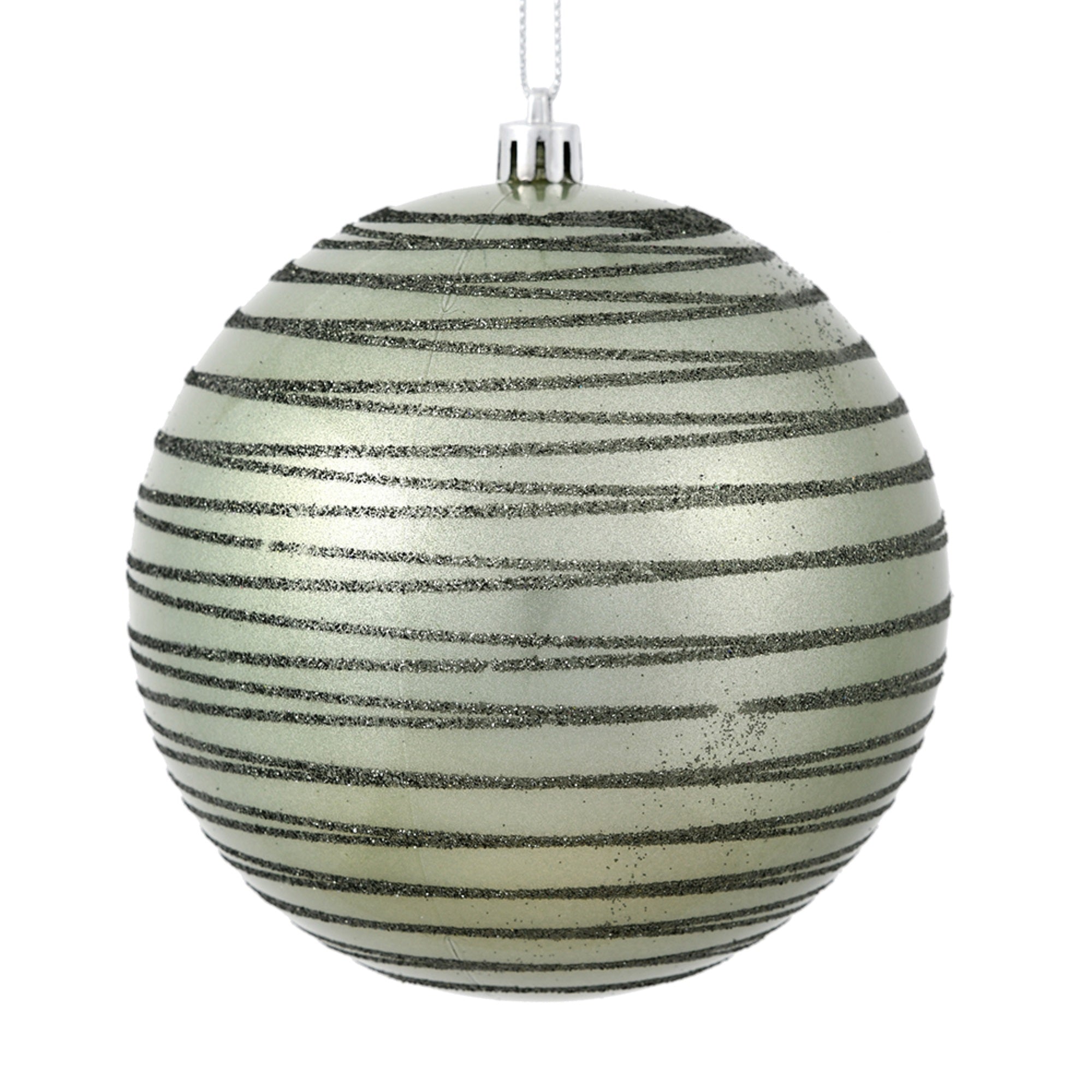6” Wrought Iron Candy Glitter Ball 3/Bag