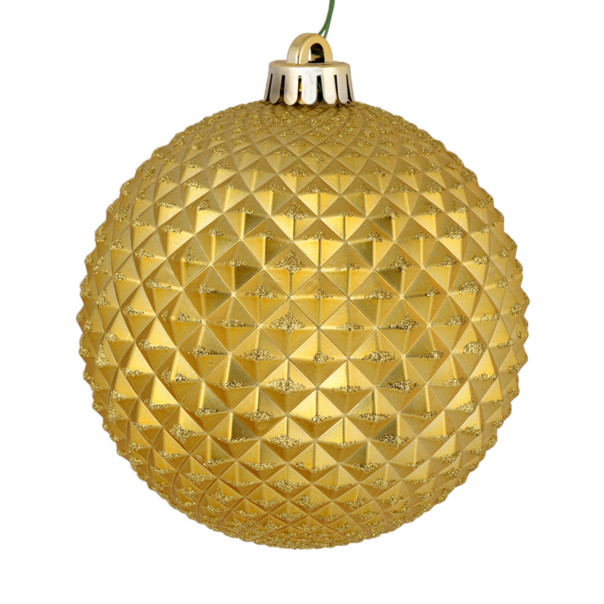 2.75” Gold Durian Glitter Ball 12/Bag