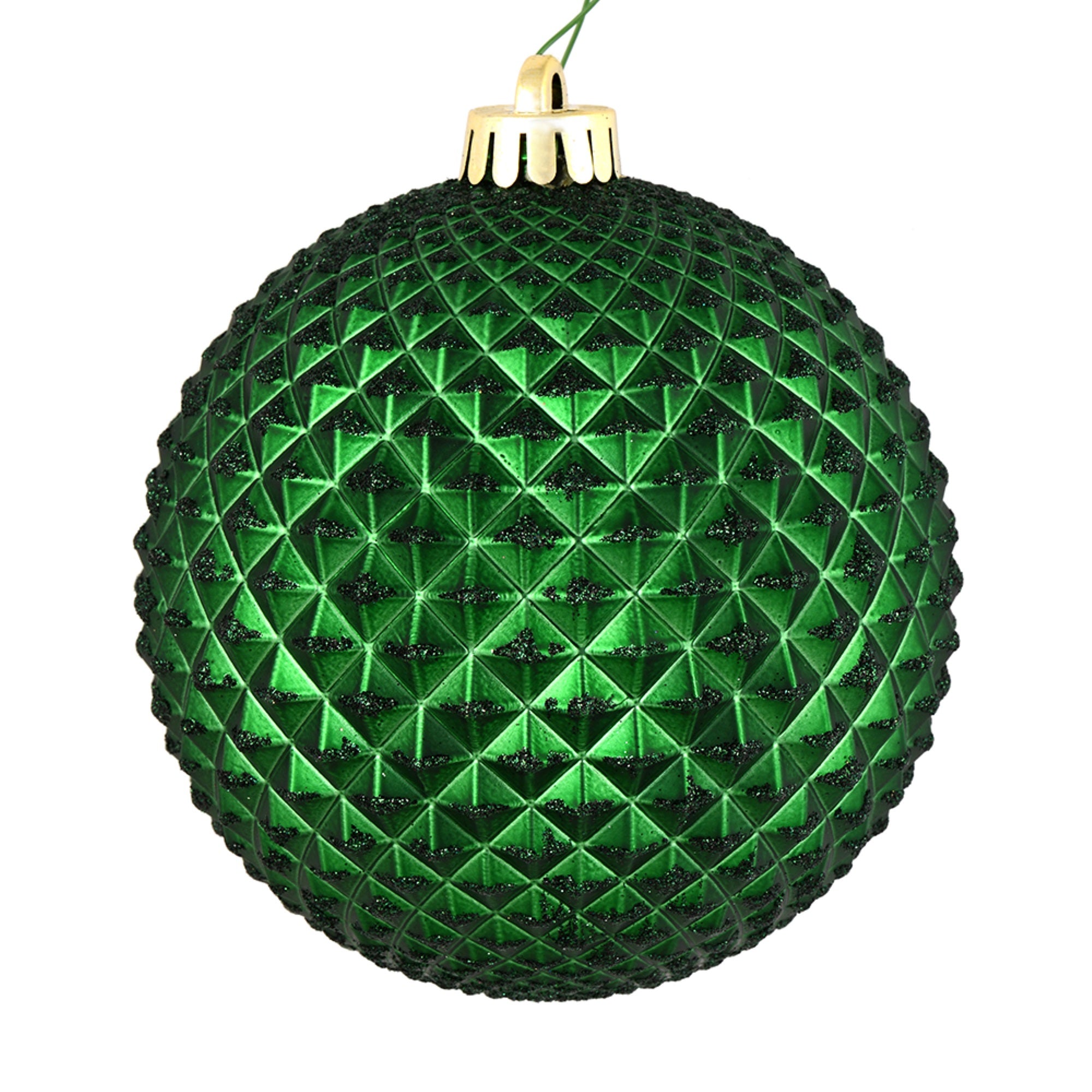 2.75” Emerald Durian Glitter Ball 12/Bag