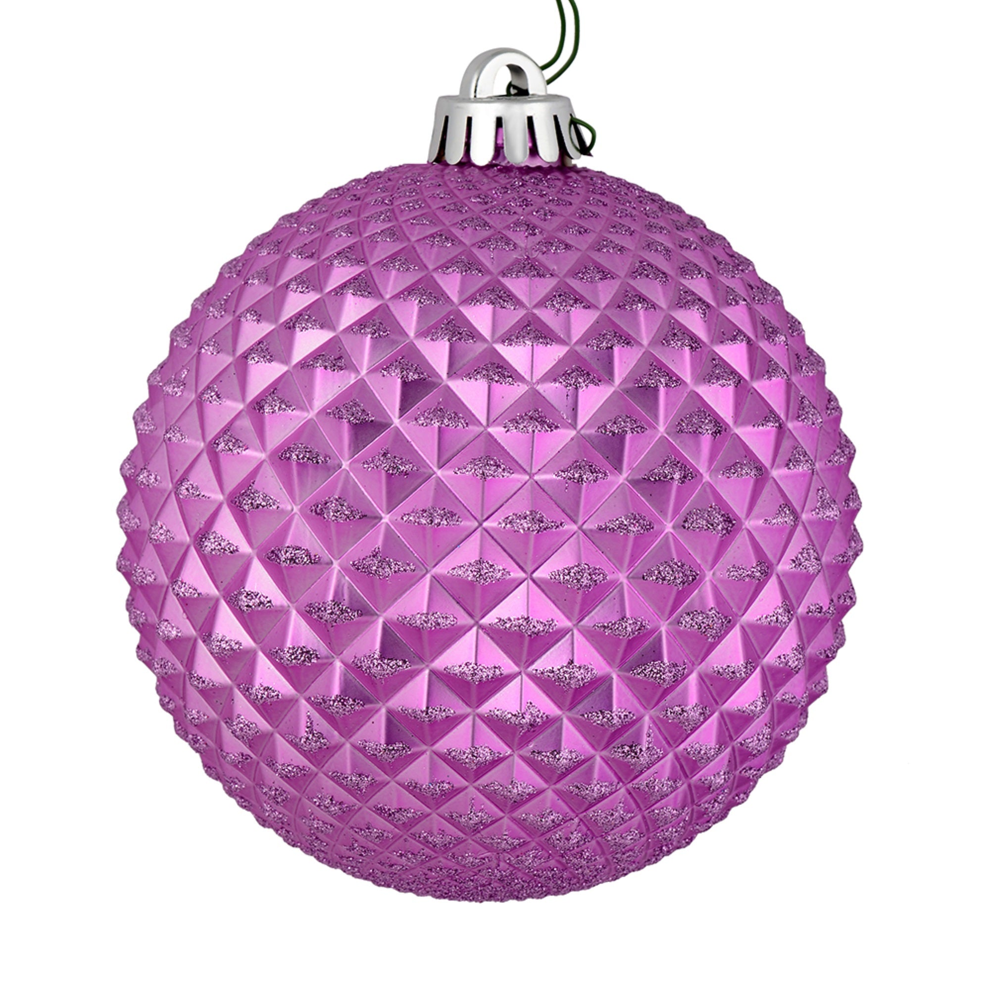 2.75” Orchid Durian Glitter Ball 12/Bag