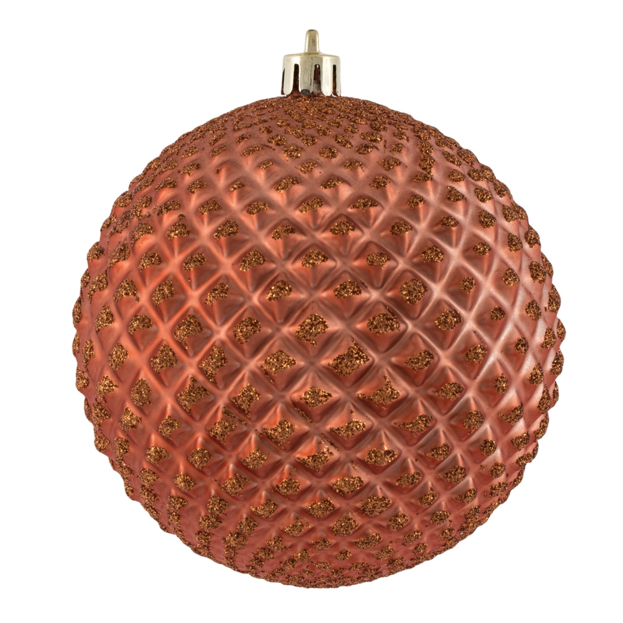 2.75” Coral Durian Glitter Ball 12/Bg