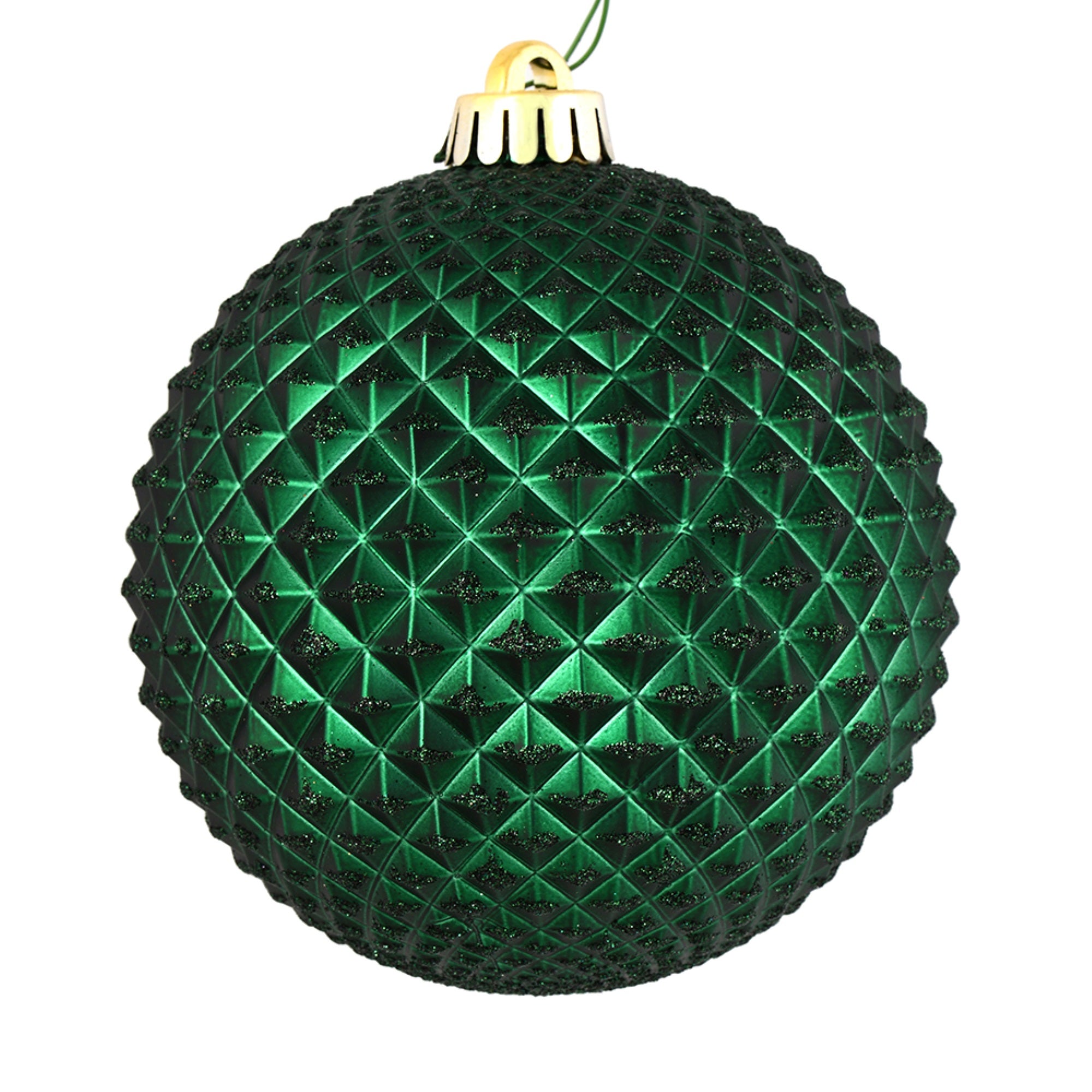 2.75” Midnt Grn Durian Glitt Ball 12/Bag