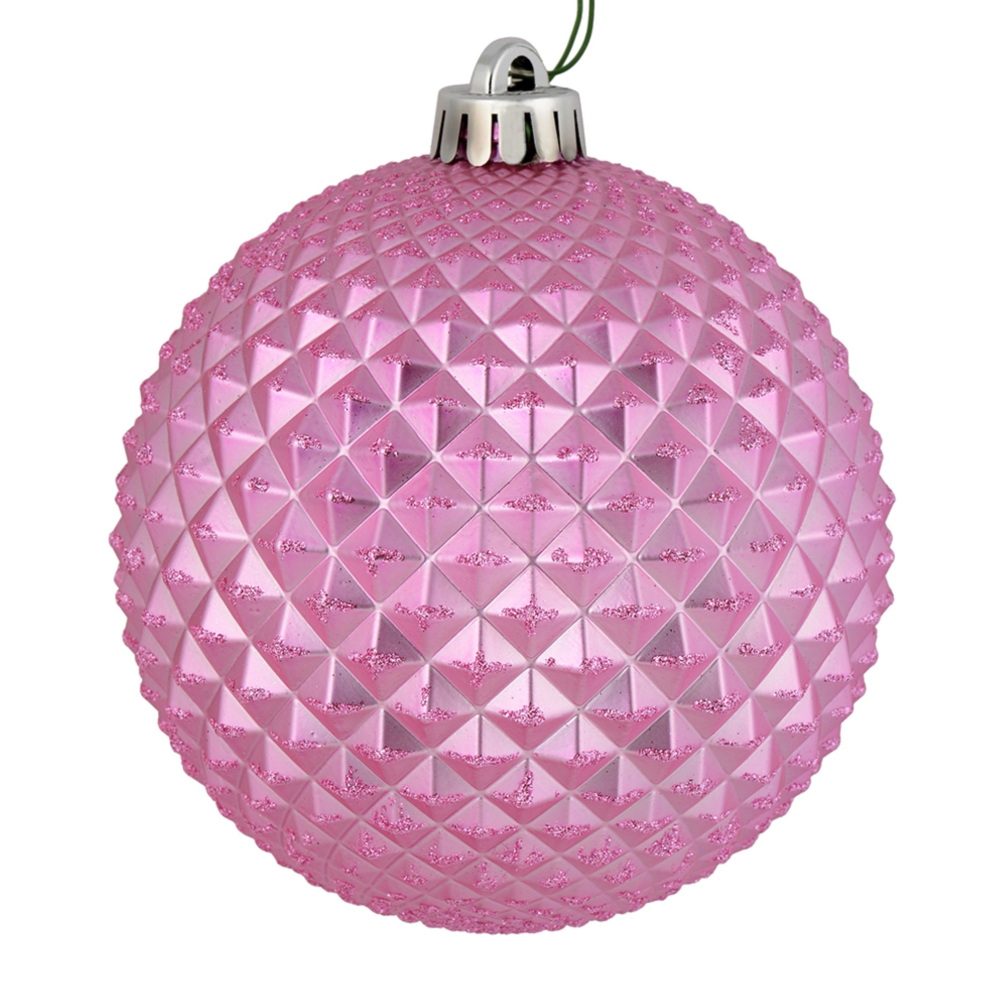 2.75” Pink Durian Glitter Ball 12/Bag