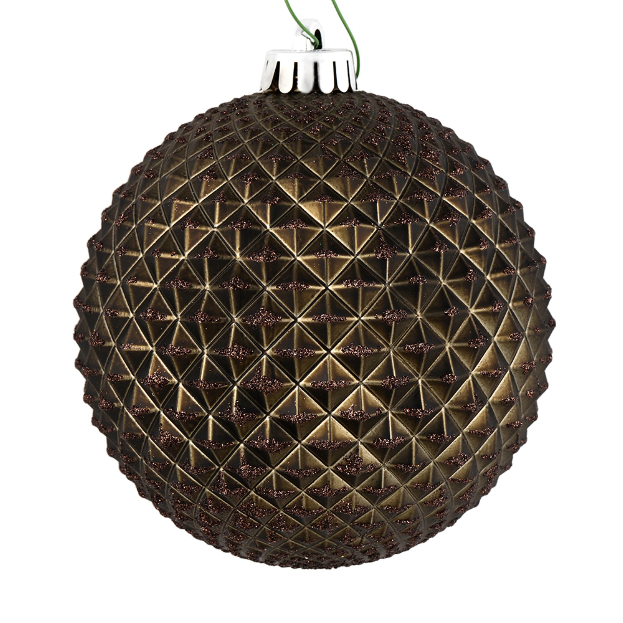 2.75” Gunmetal Durian Glitter Ball 12/Bg