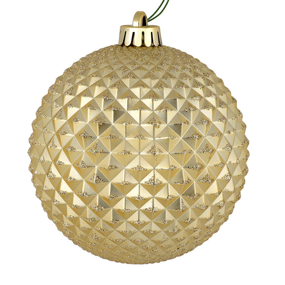 Vickerman 6” Champagne Durian Glit Ball Drill 4/Bg - N188738D