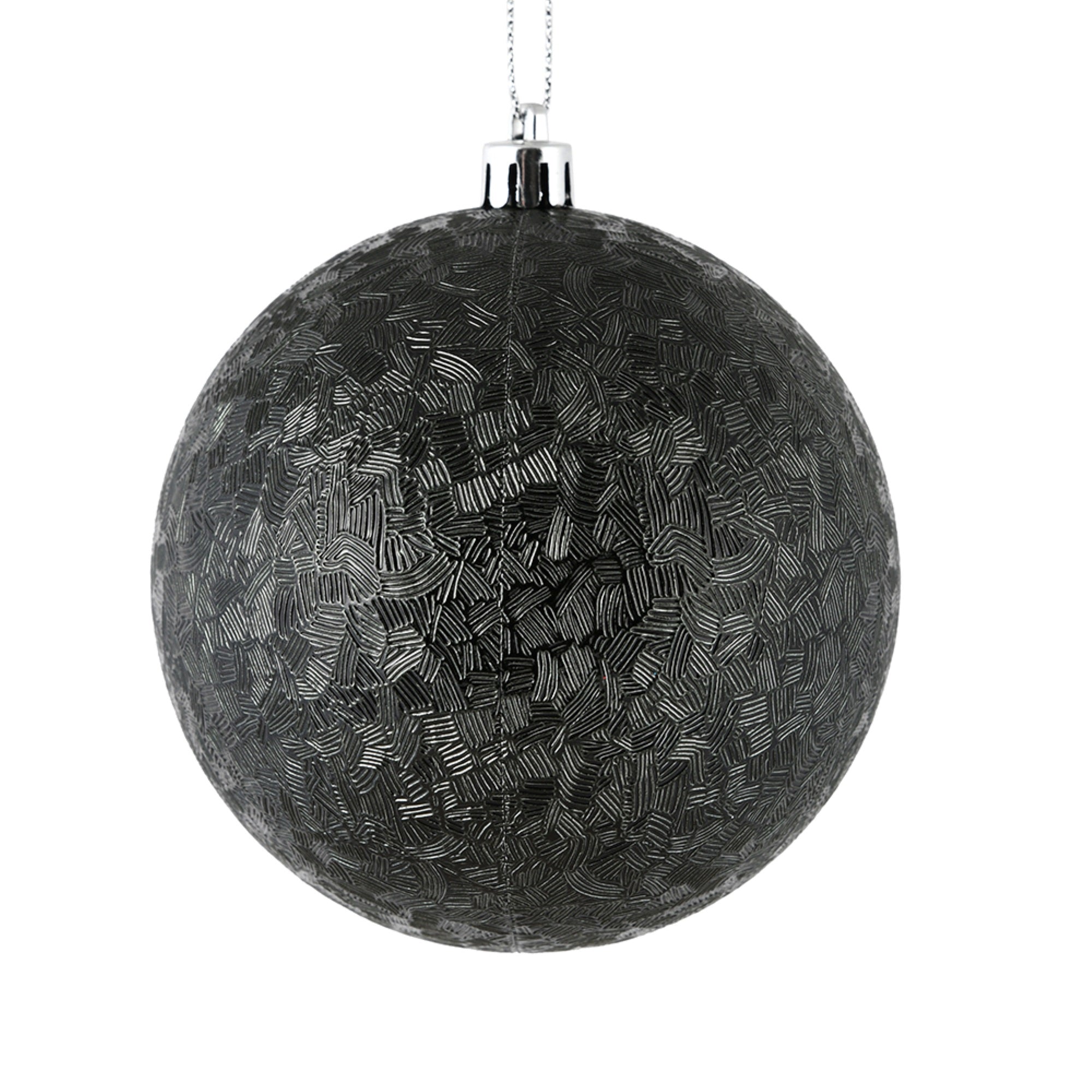 4” Black Brushed Ball 6/Bag