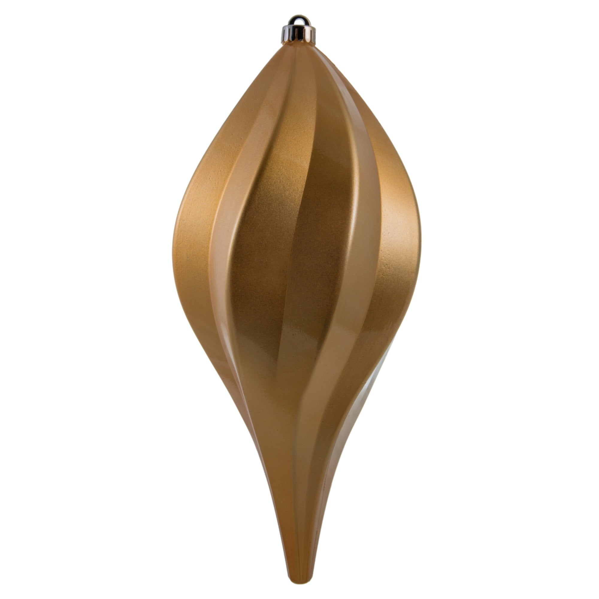 12” CopperGold Candy Swirl Drop Drill UV